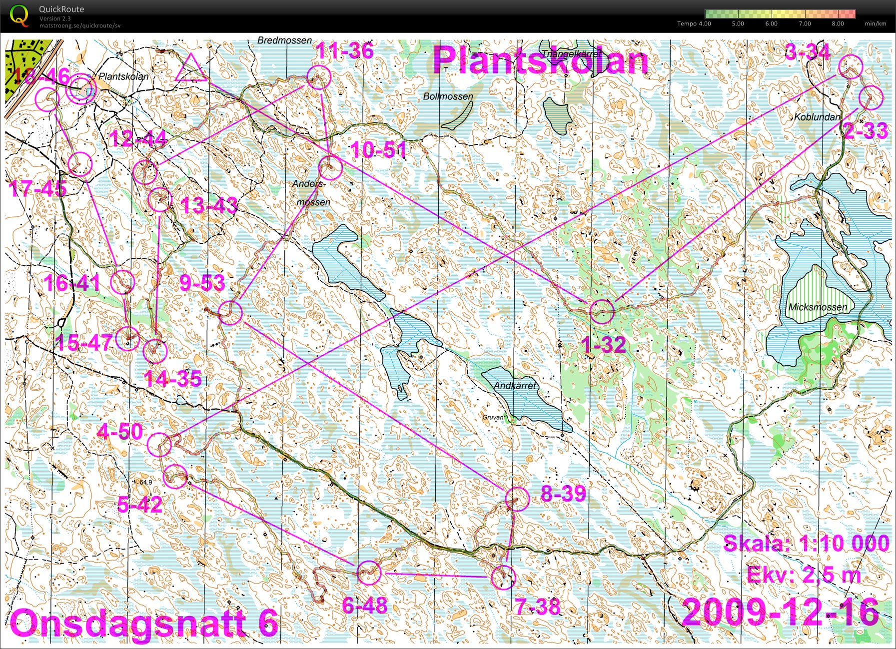 Månadsfinal onsdagsnatt (16/12/2009)