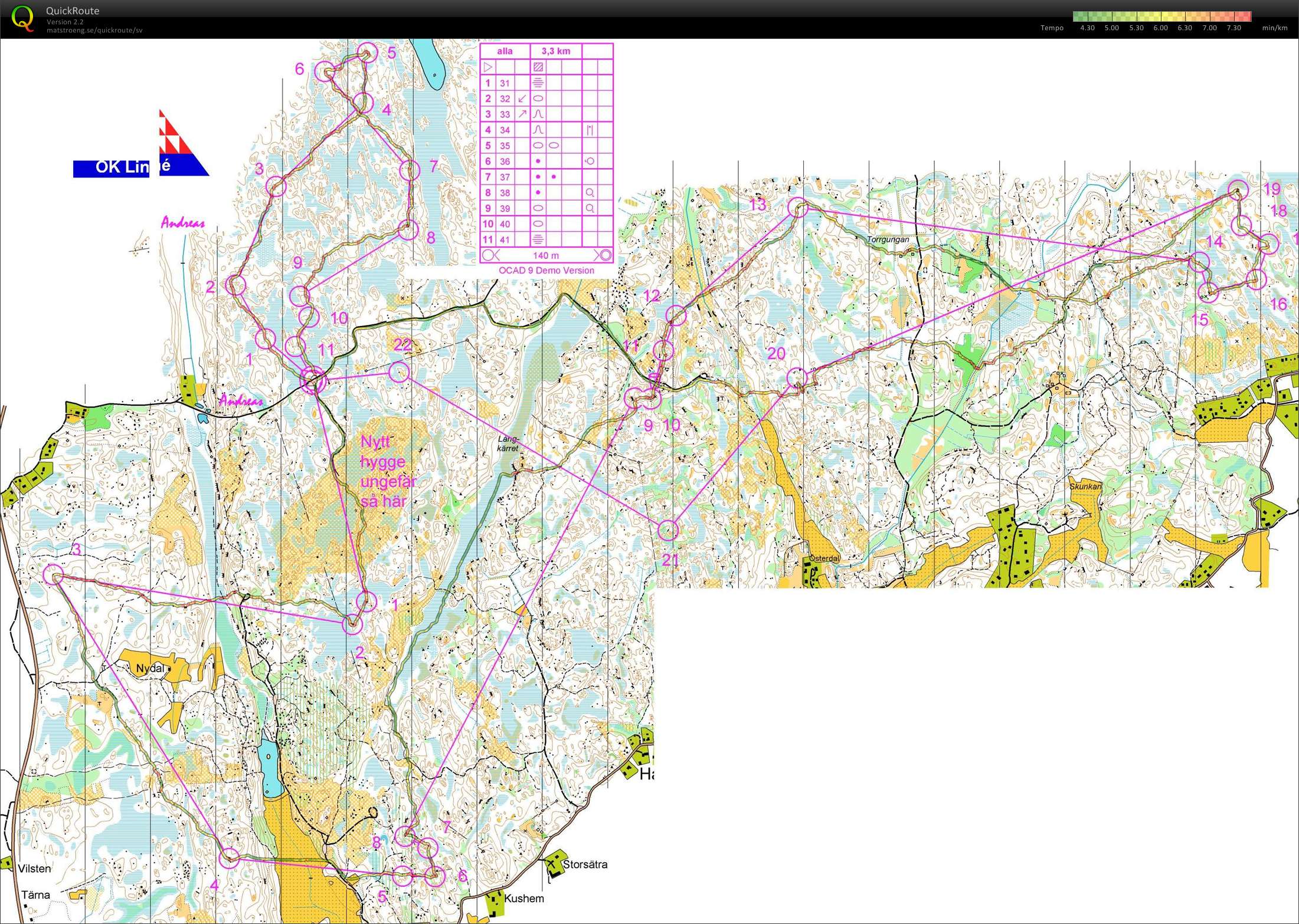 Långpass - Ekdalen (2009-01-25)