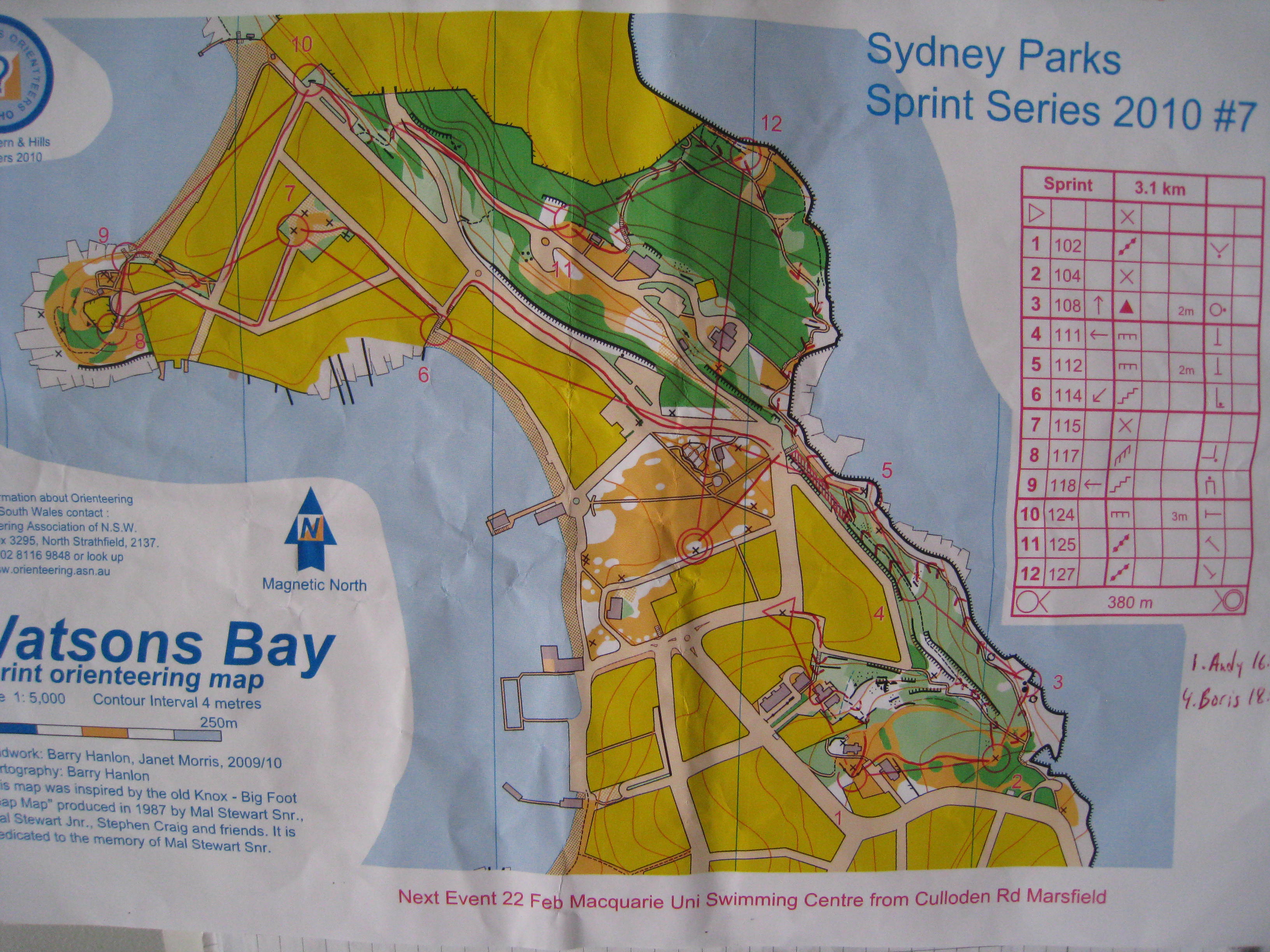Sydney Sprint Series #7 (2010-02-15)