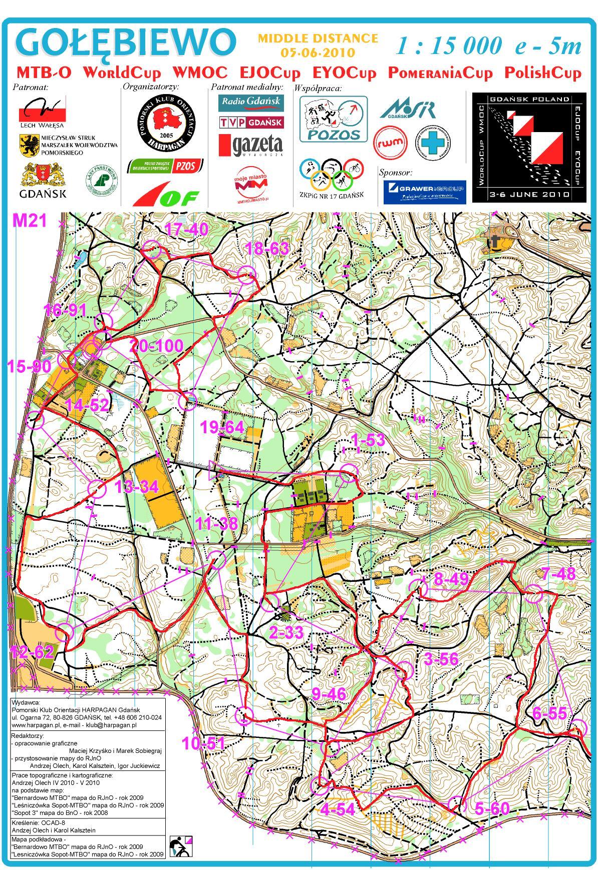 Världscup MTBO medel (2010-09-24)