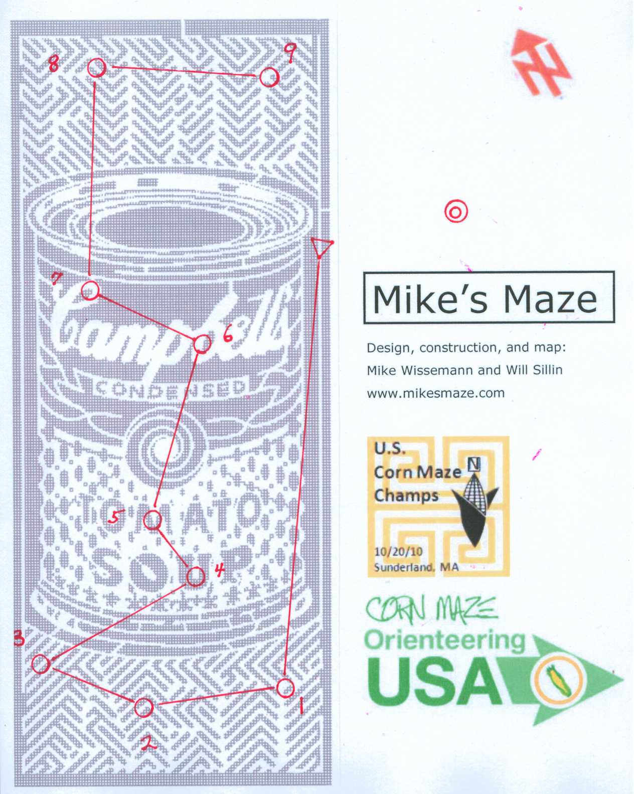 US Corn Maze Orienteering Classic Champs - Part 1 (20/10/2010)