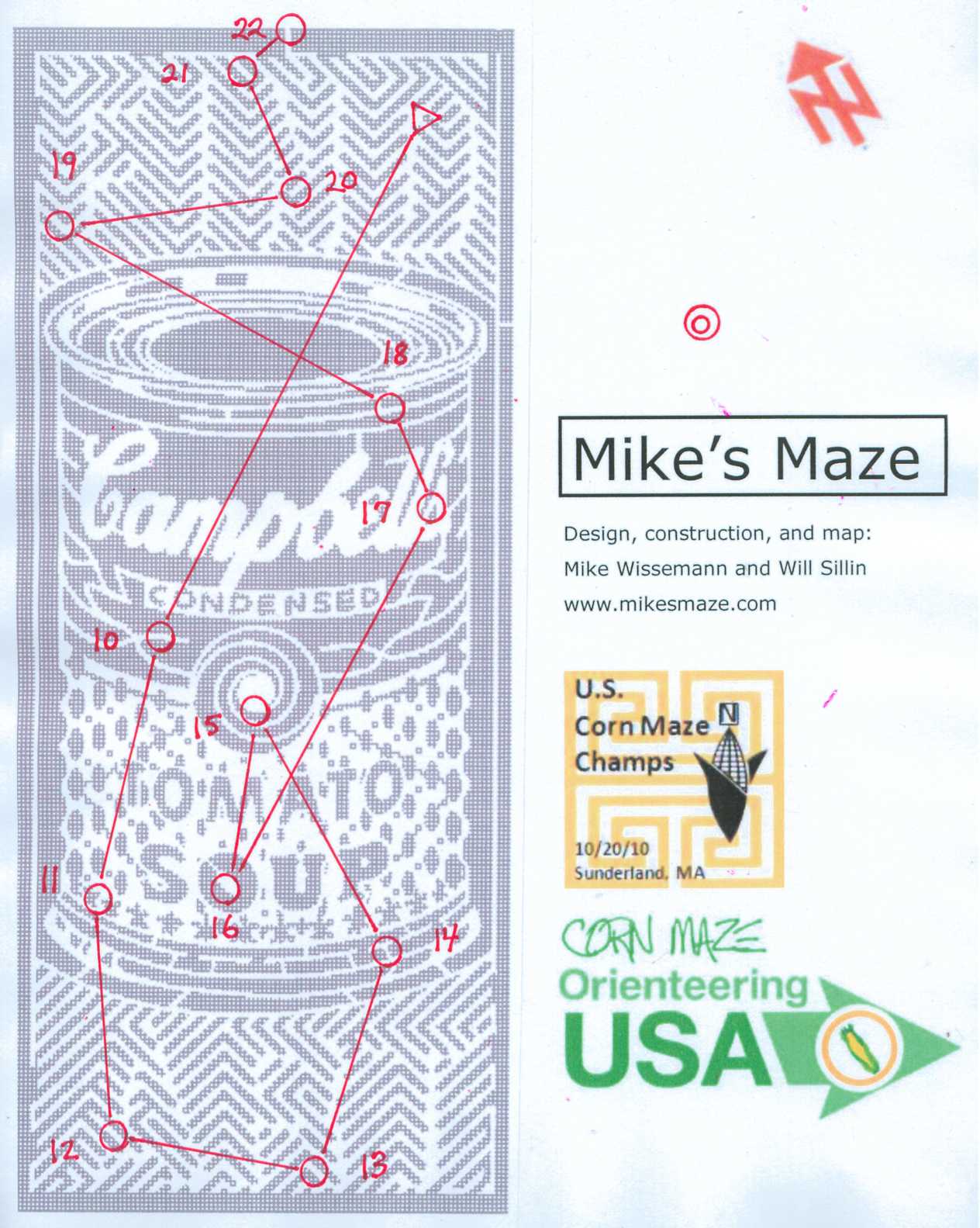 US Corn Maze Orienteering Classic Champs - Part 2 (20-10-2010)