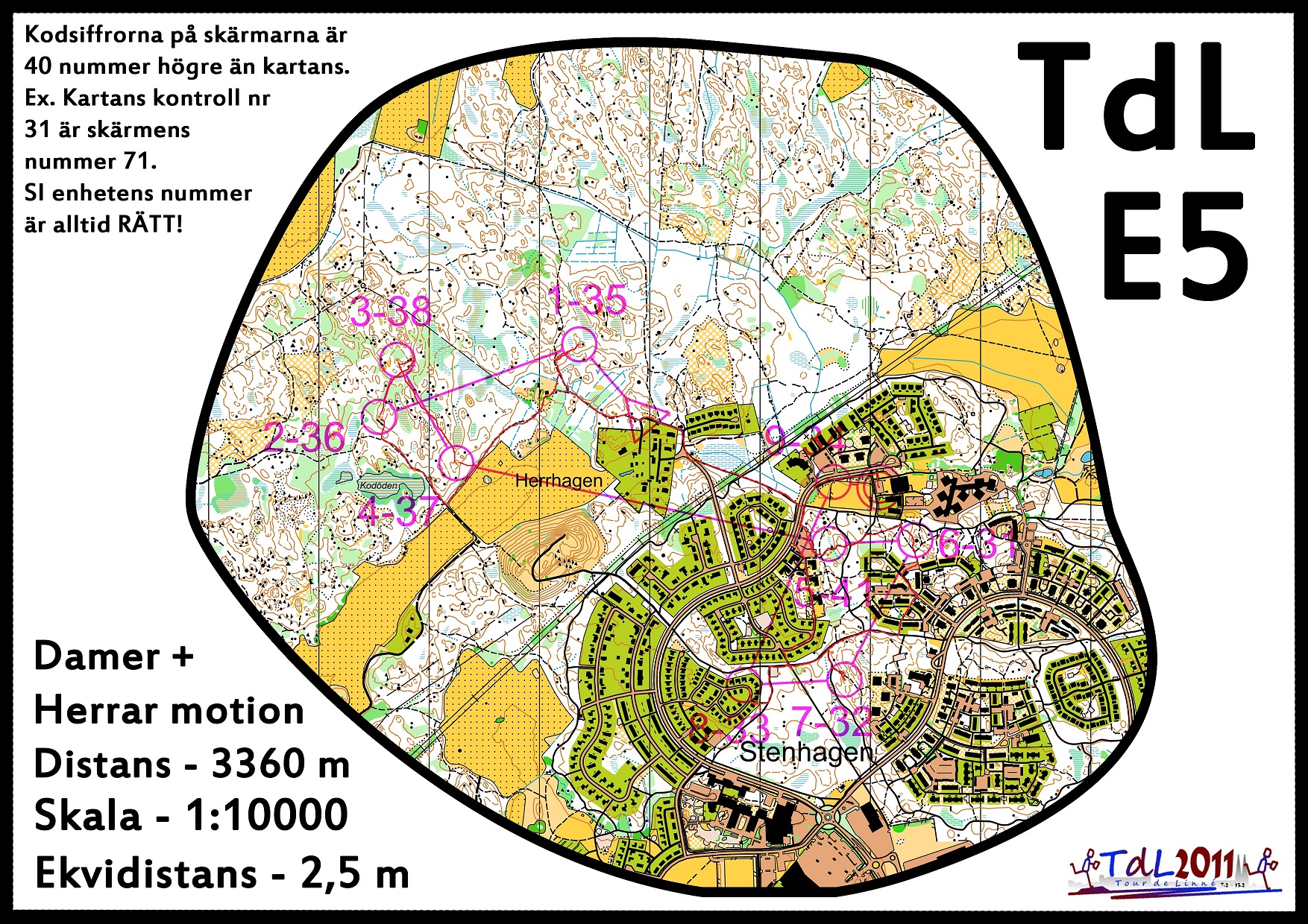 Tour de Linné medeldistans (12/02/2011)