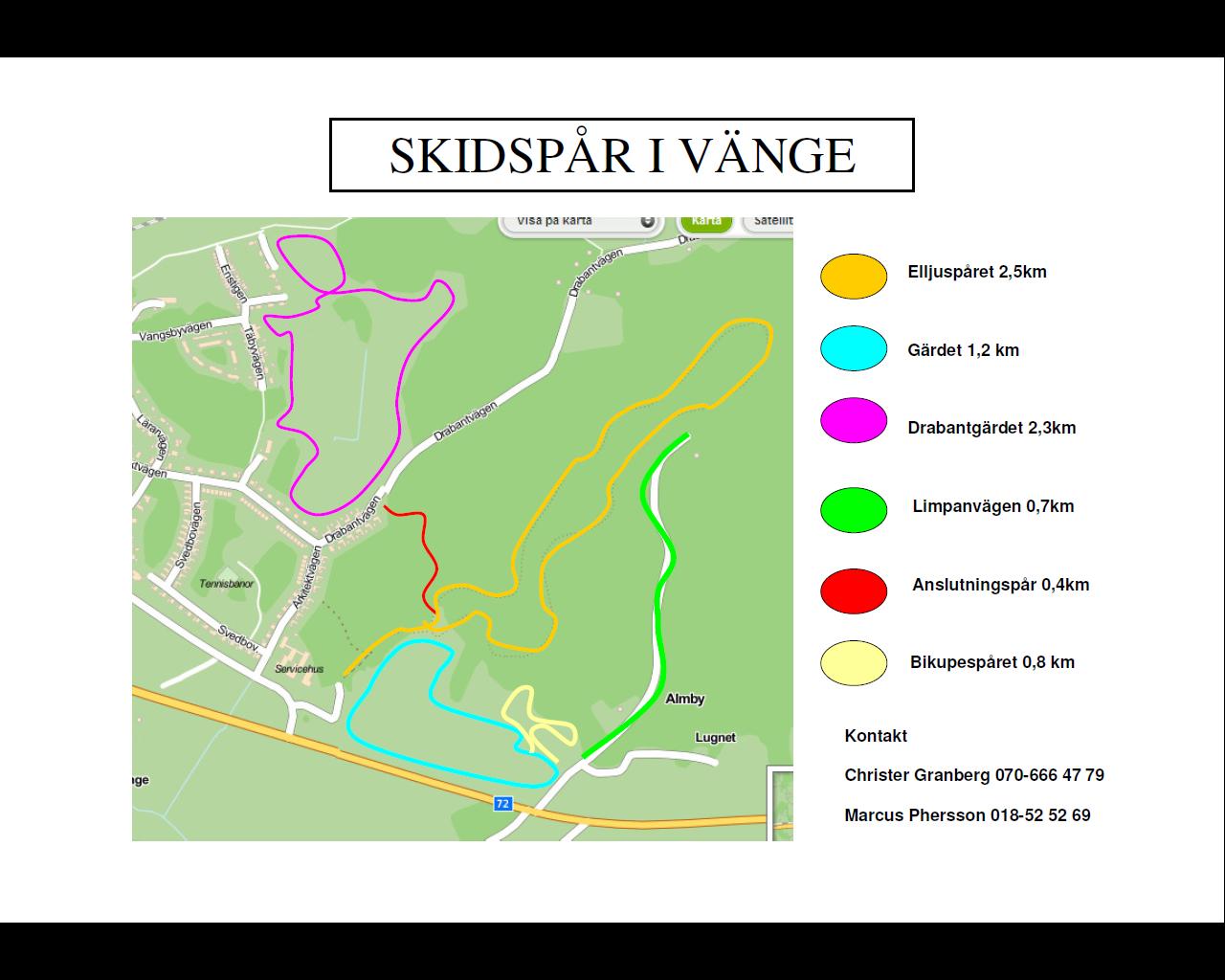 Skidspår Vänge (18-02-2011)