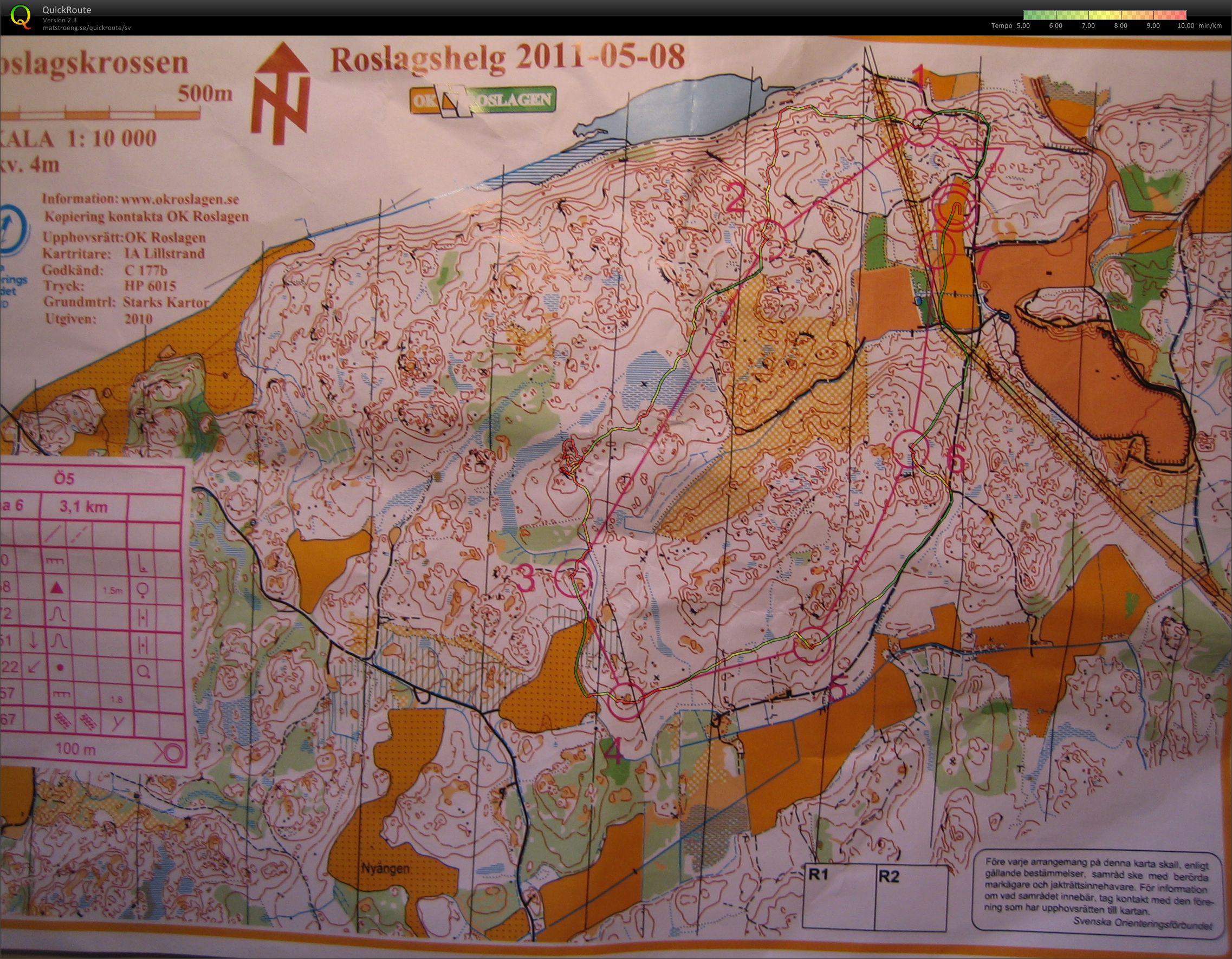 Roslagshelg - medel (08.05.2011)