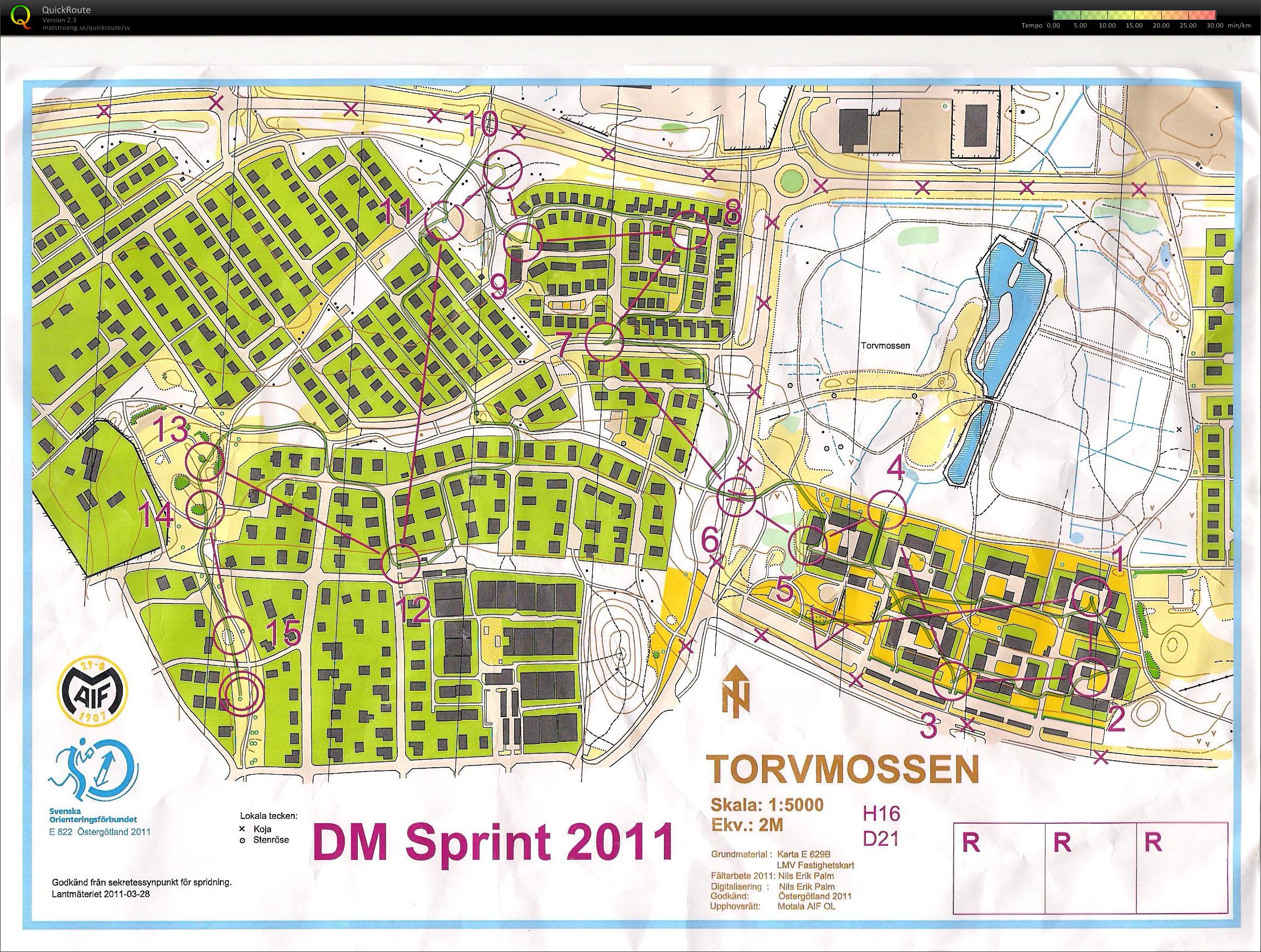 DM Sprint Östergötland (18/05/2011)