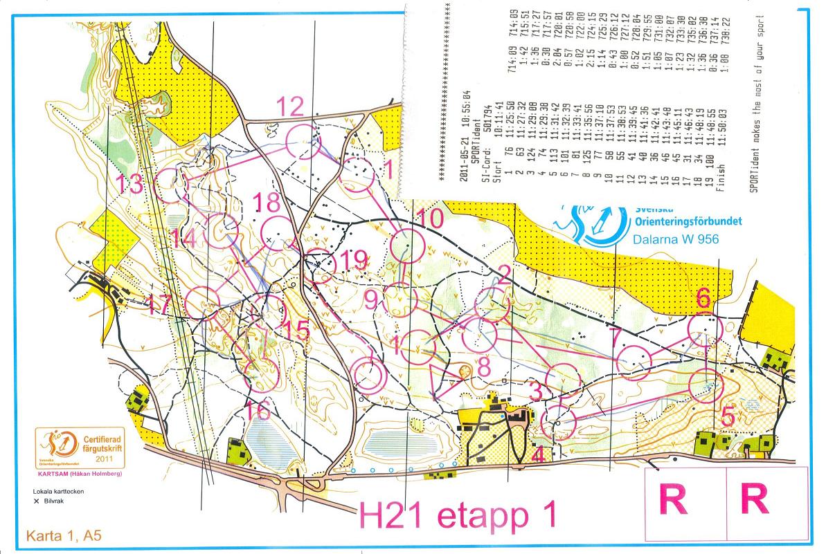 Säterträffen Etapp 1 (21-05-2011)