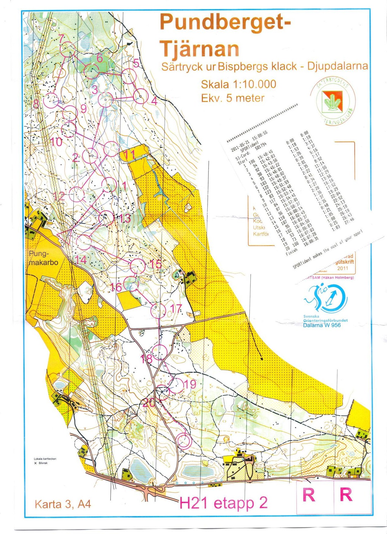 Säterträffen Etapp 2 (2011-05-21)