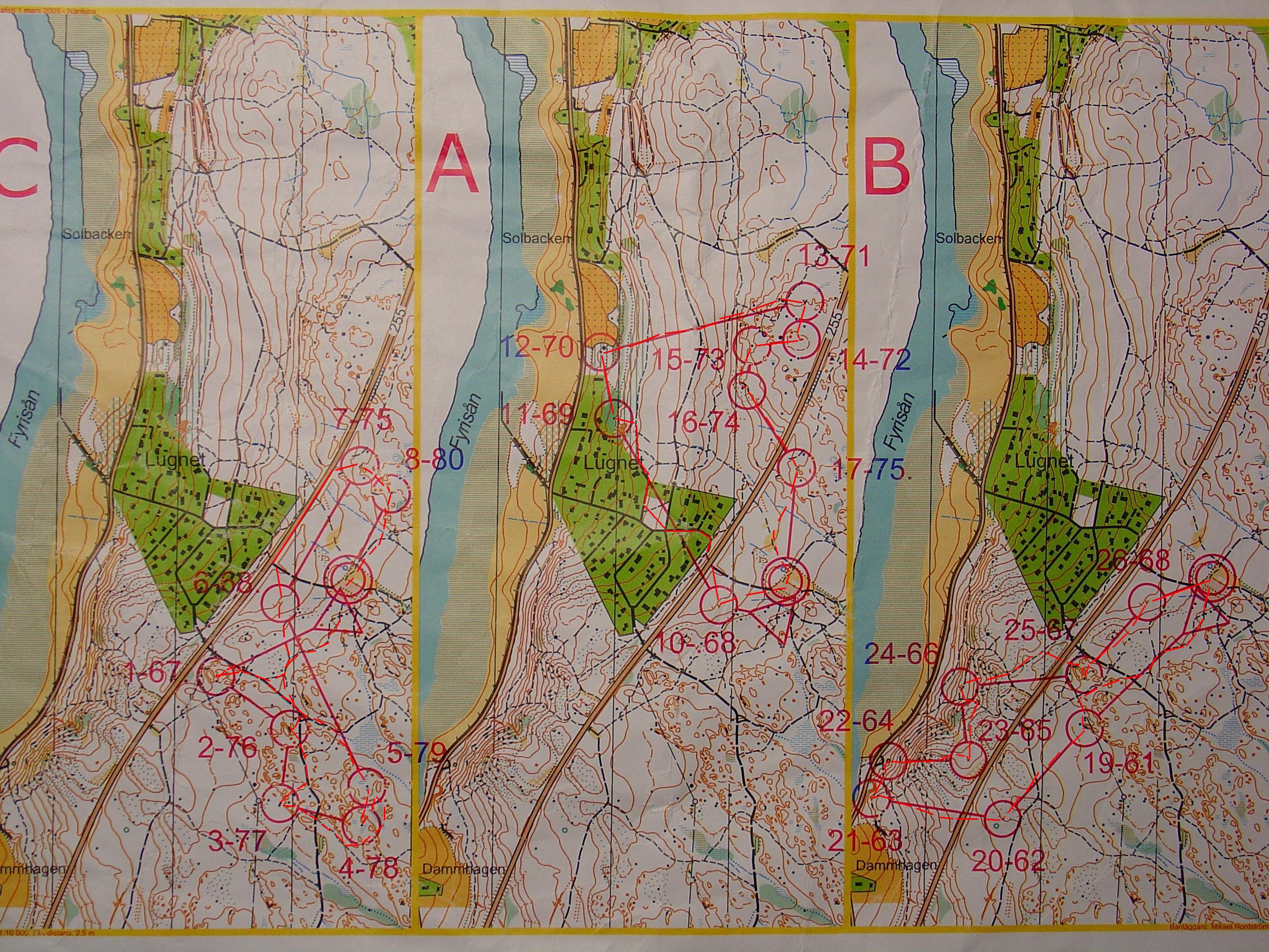 Parstafetten - Nåntuna (01-03-2009)