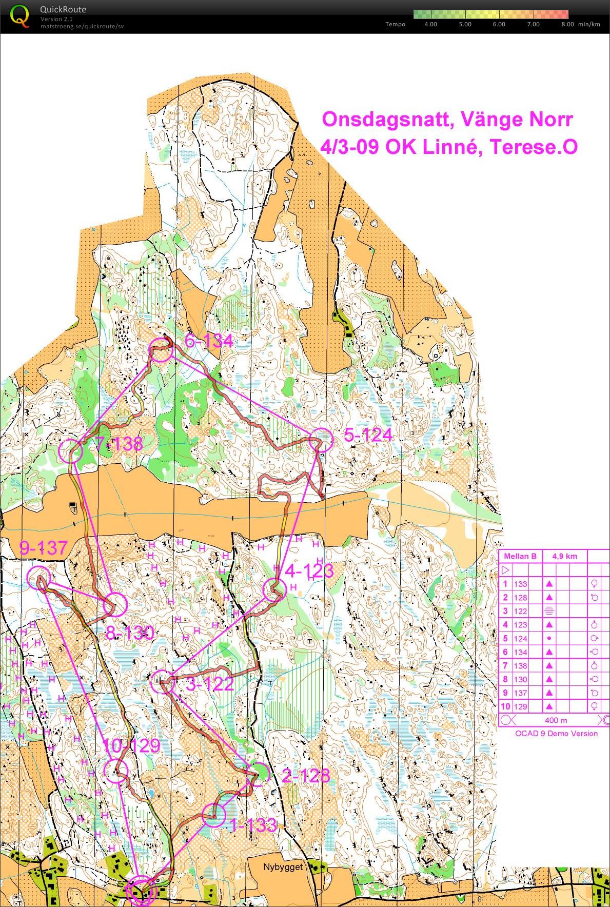 Onsdagsnatt Vänge Norr (2009-03-04)