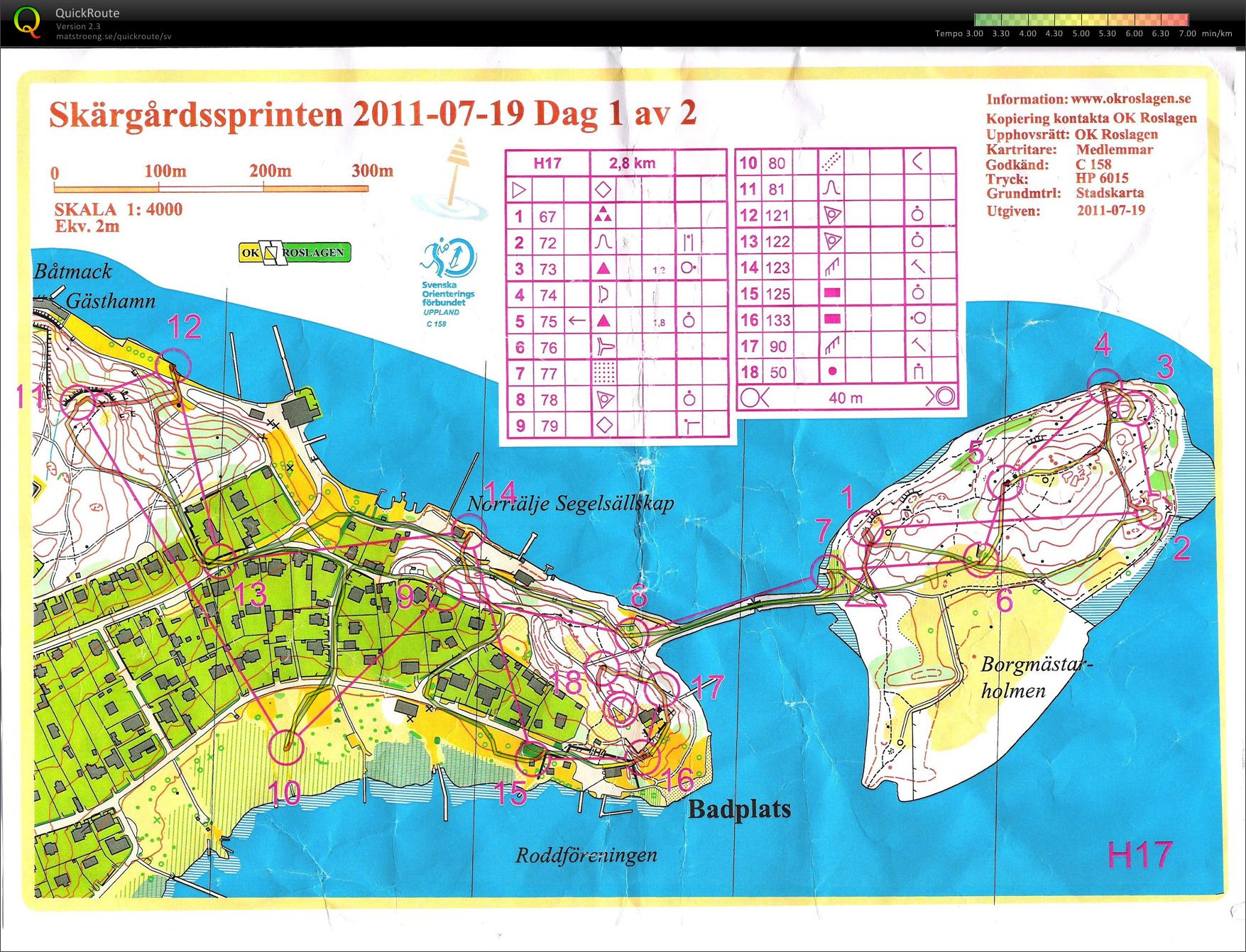 Skärgårdssprint E1 (2011-07-19)