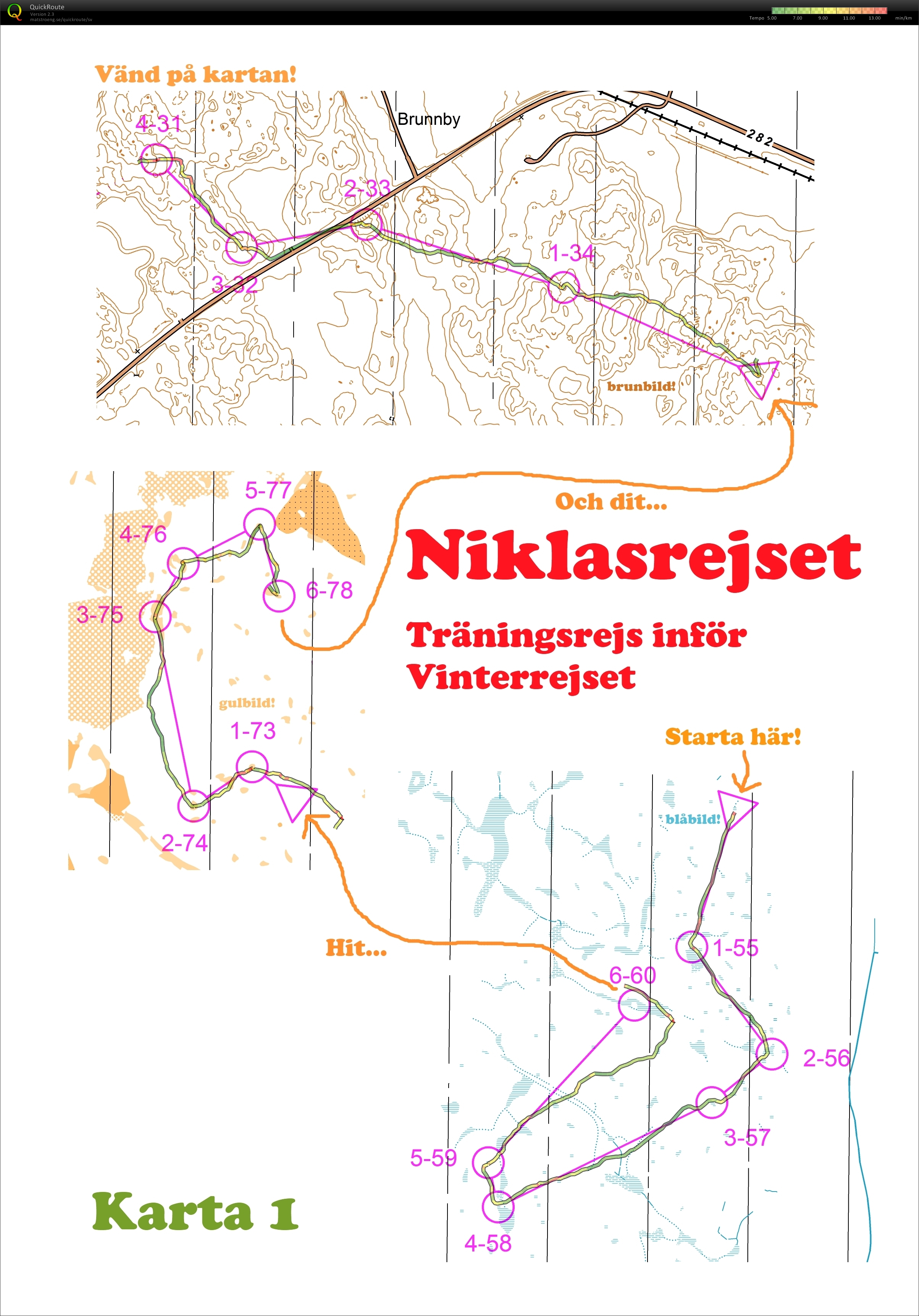 Niklasrejset - karta 1 (05-08-2011)