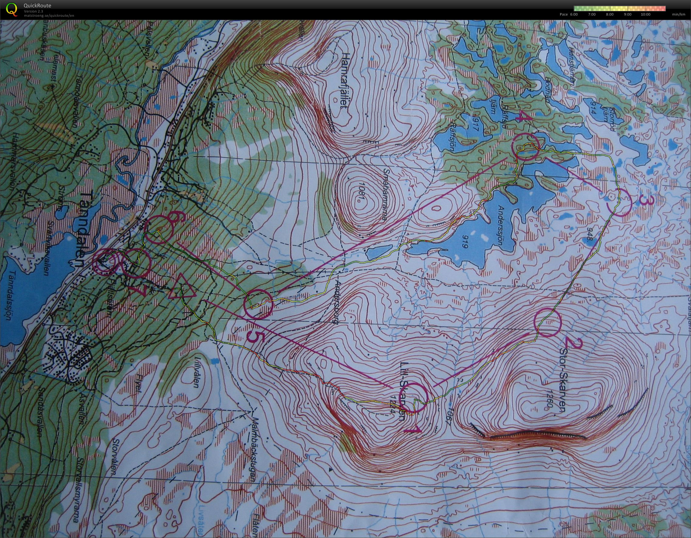 Fjällorientering ÖL E2 (05/08/2011)