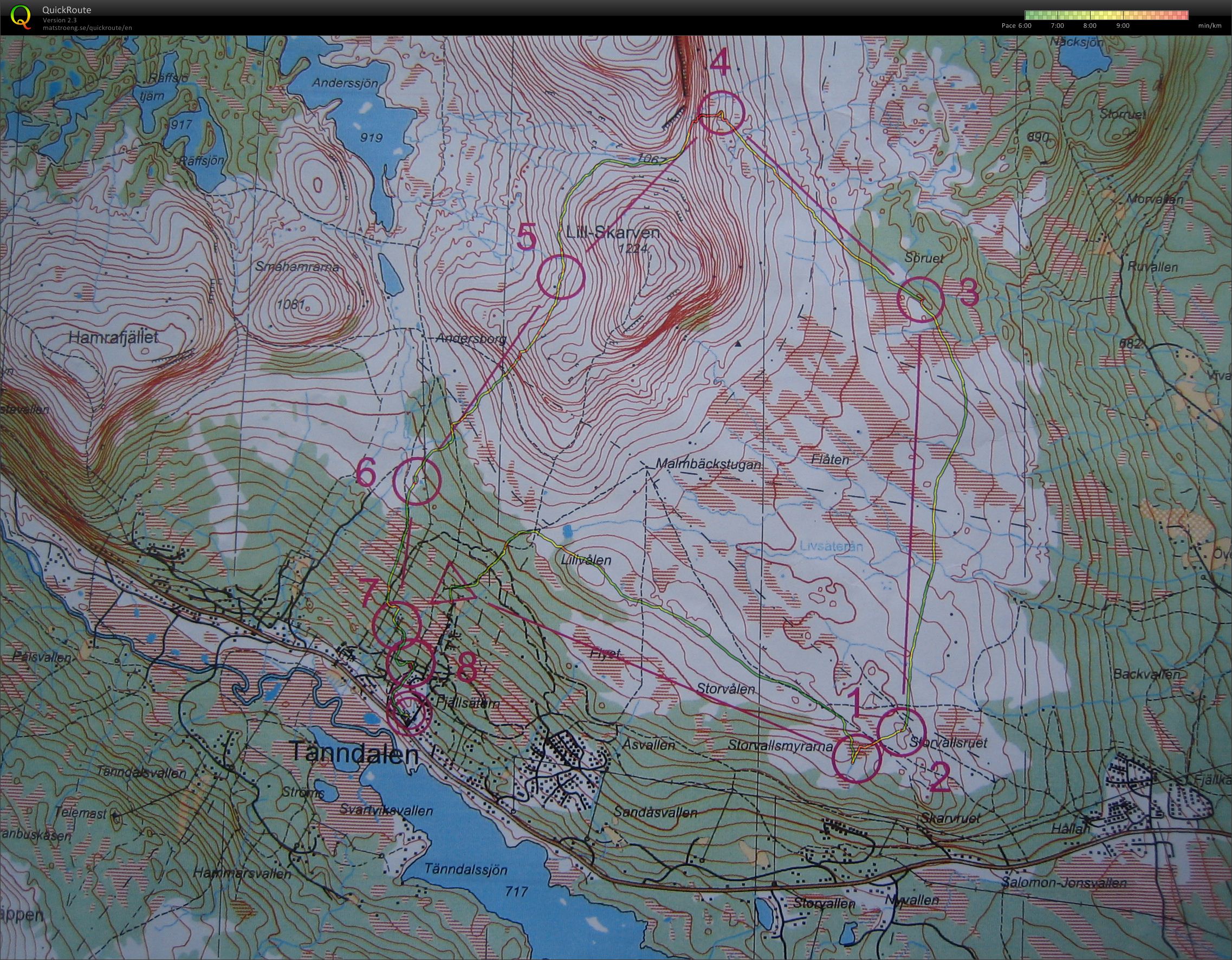 Fjällorientering ÖL E3 (2011-08-06)