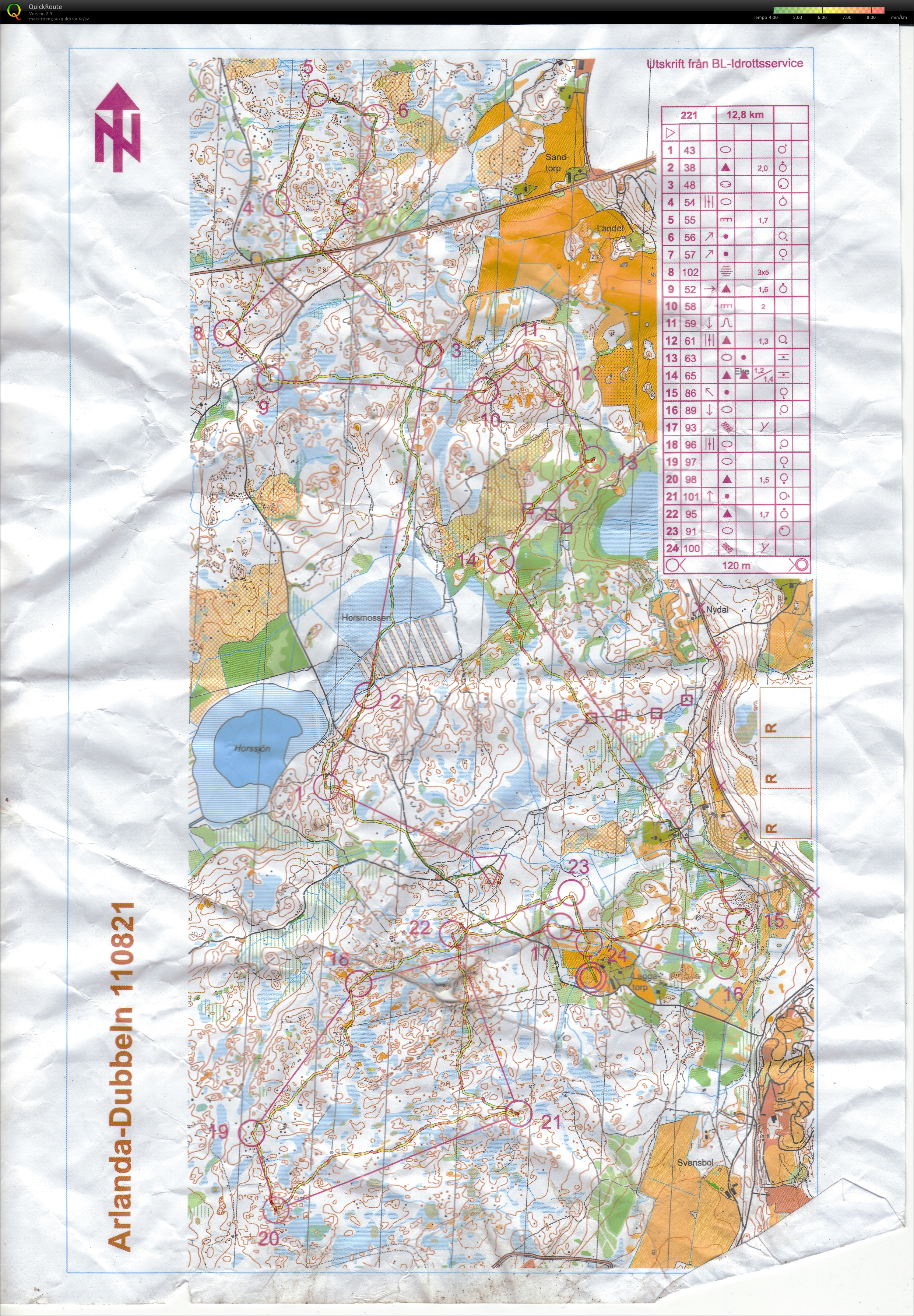 Arlandadubbeln Lång (2011-08-21)