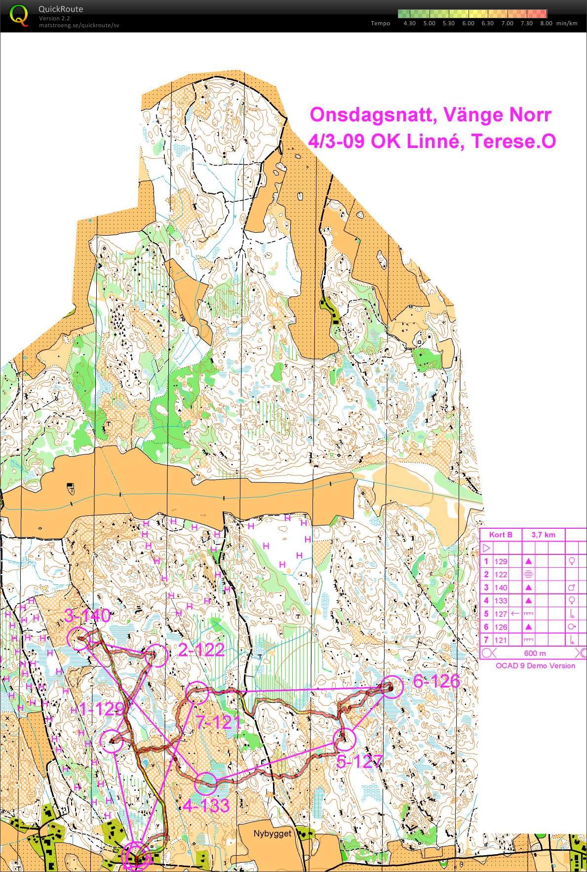 Onsdagsnatt - Vänge Norr (04/03/2009)