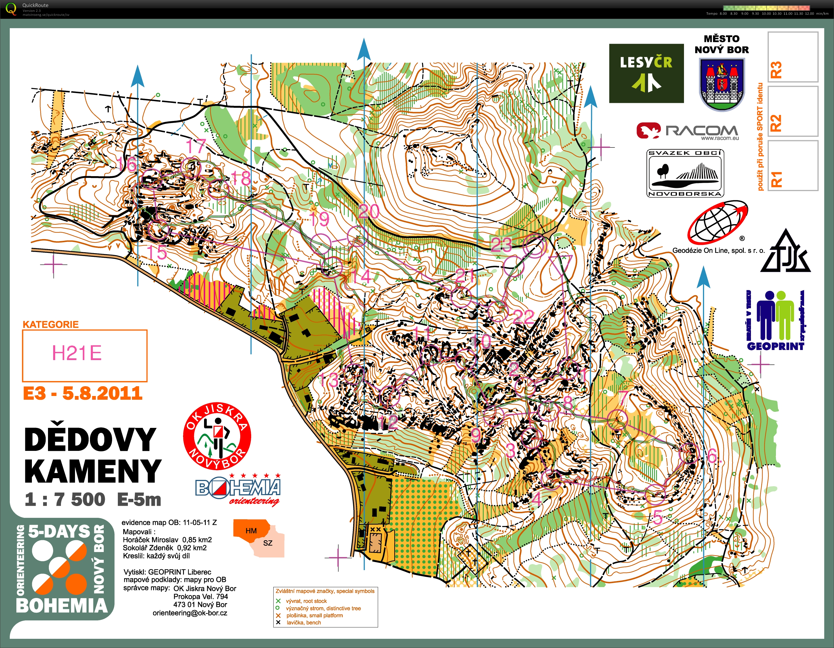 Bohemian Orienteering, E3 (05-08-2011)