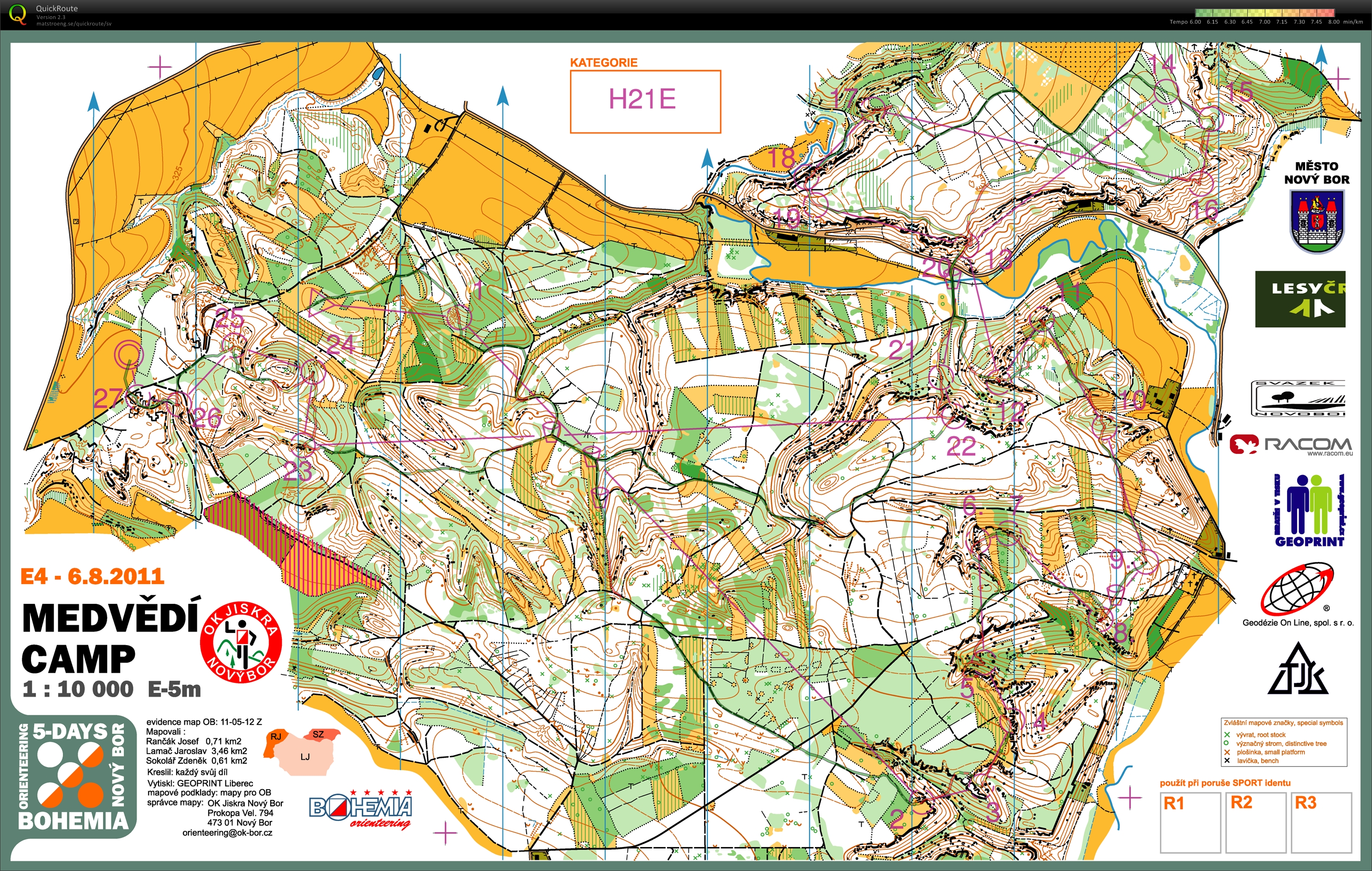 Bohemian Orienteering, E4 (06.08.2011)