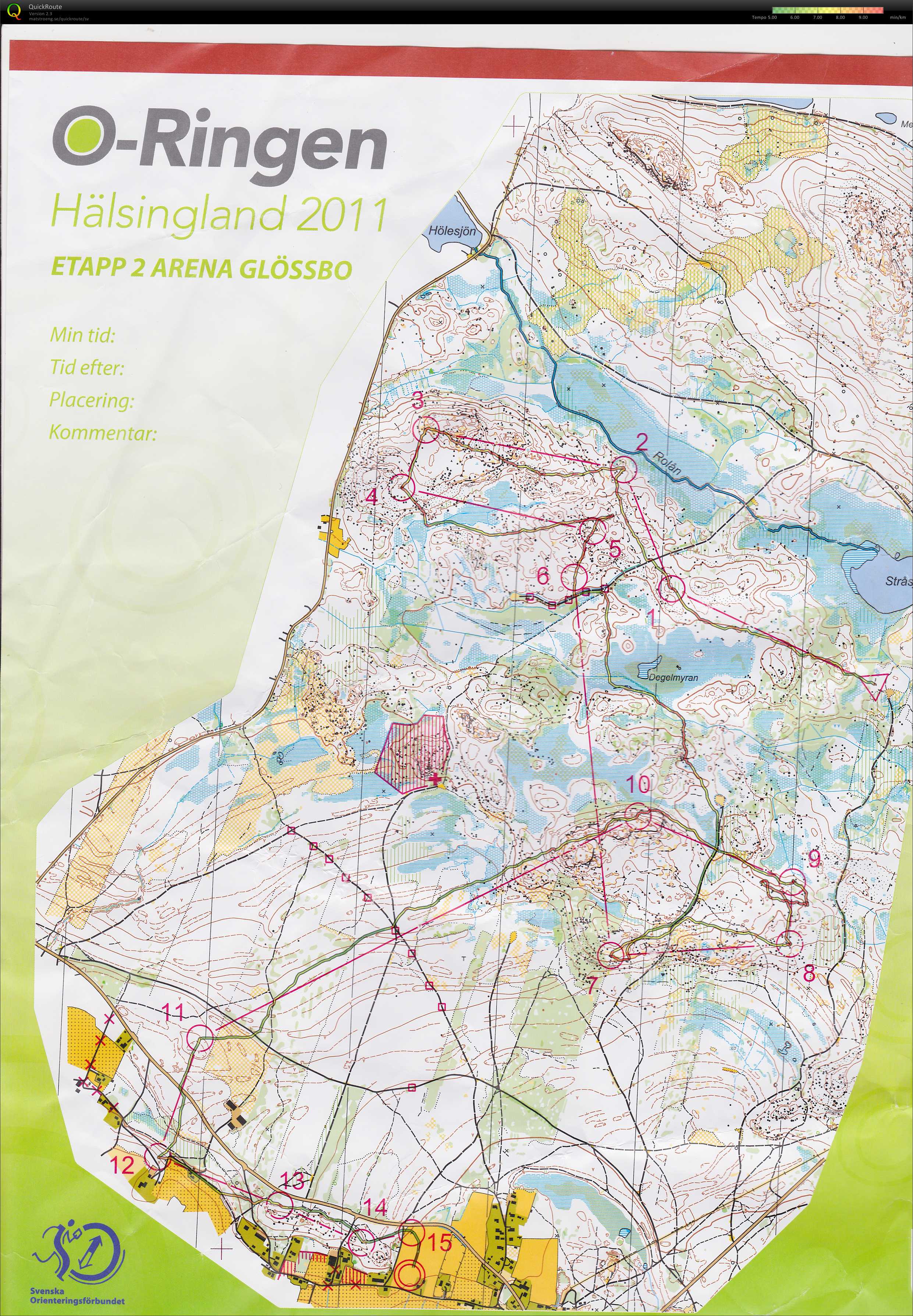 O-ringen etapp 2 (2011-07-24)