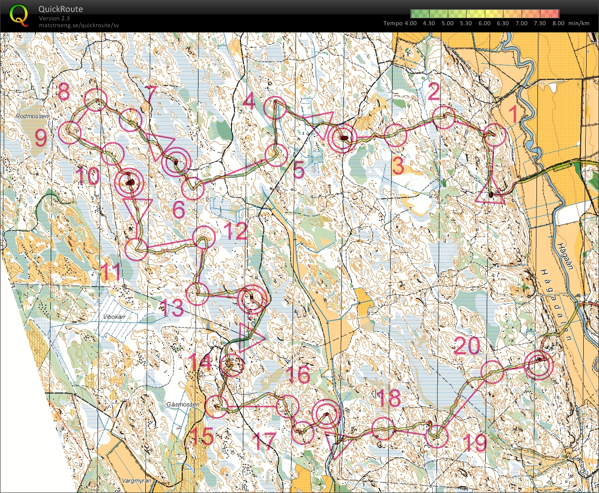 Natt-OL intervaller (27/10/2011)