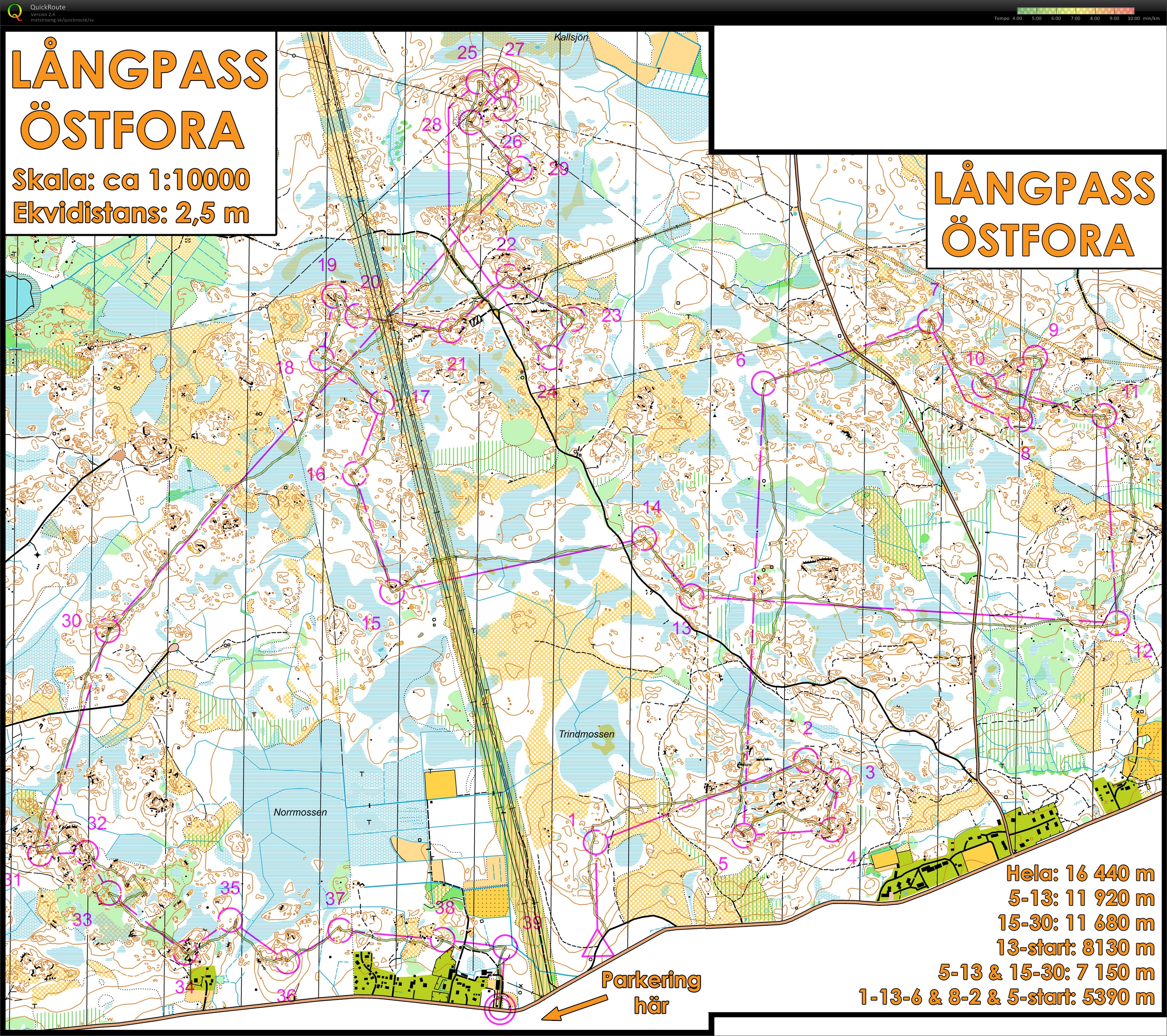 Långpass Östfora (26/02/2012)