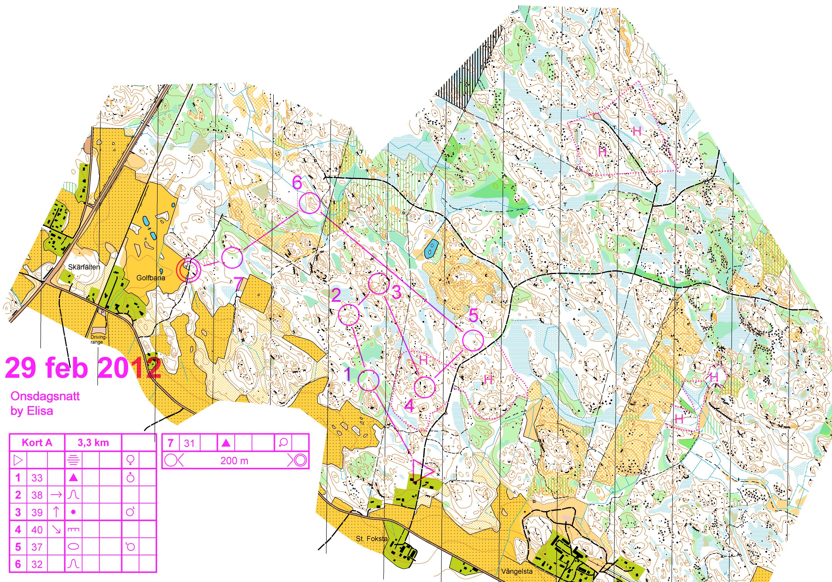 Onsdagsnatt, Kort A (2012-02-29)