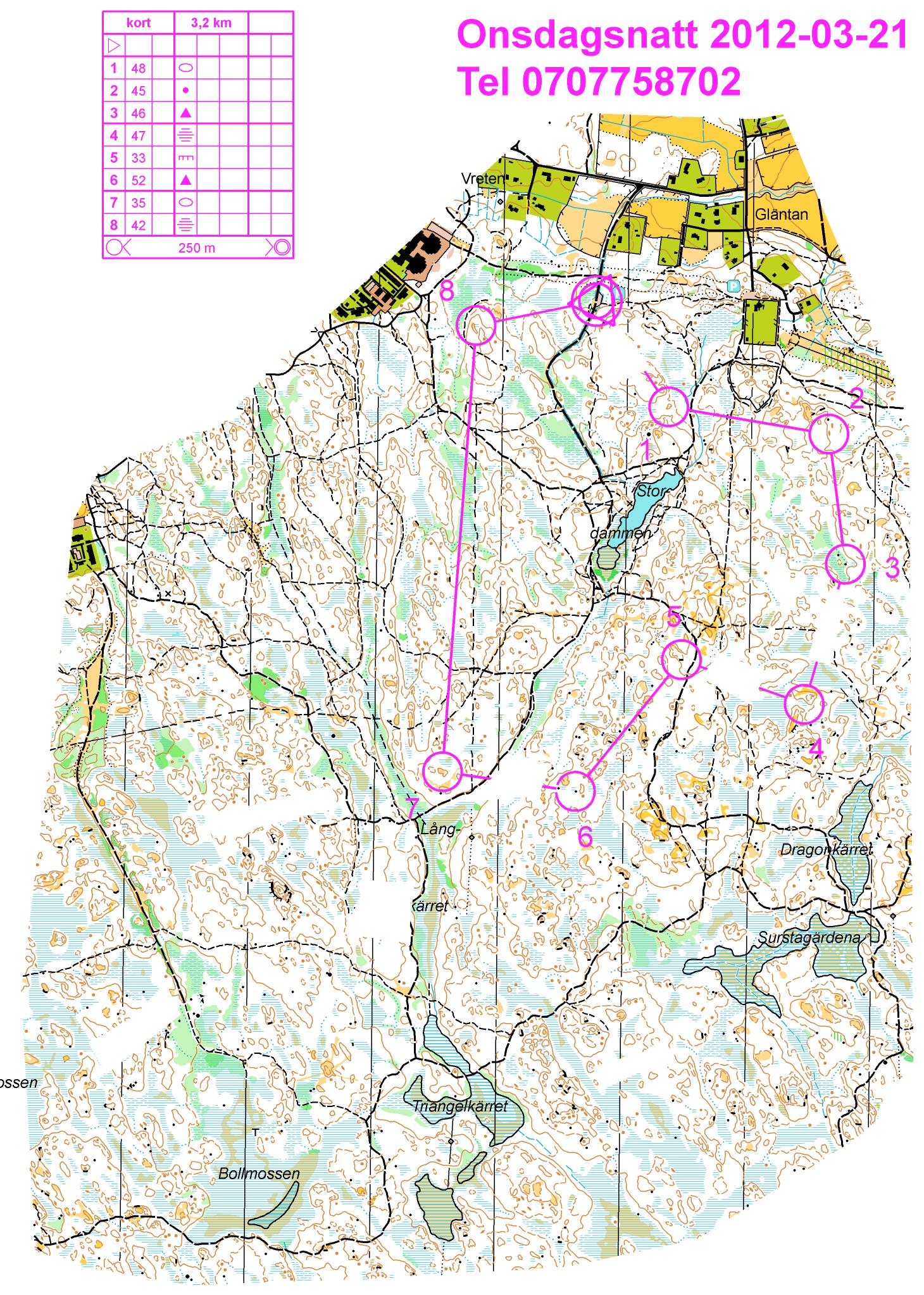 Onsdagsnatt, Kort (2012-03-21)