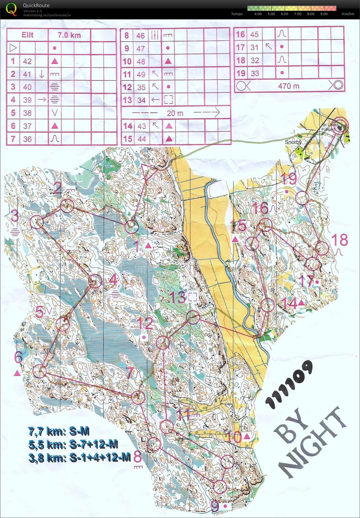 Träning i Nåsten utan stigar (22/03/2012)