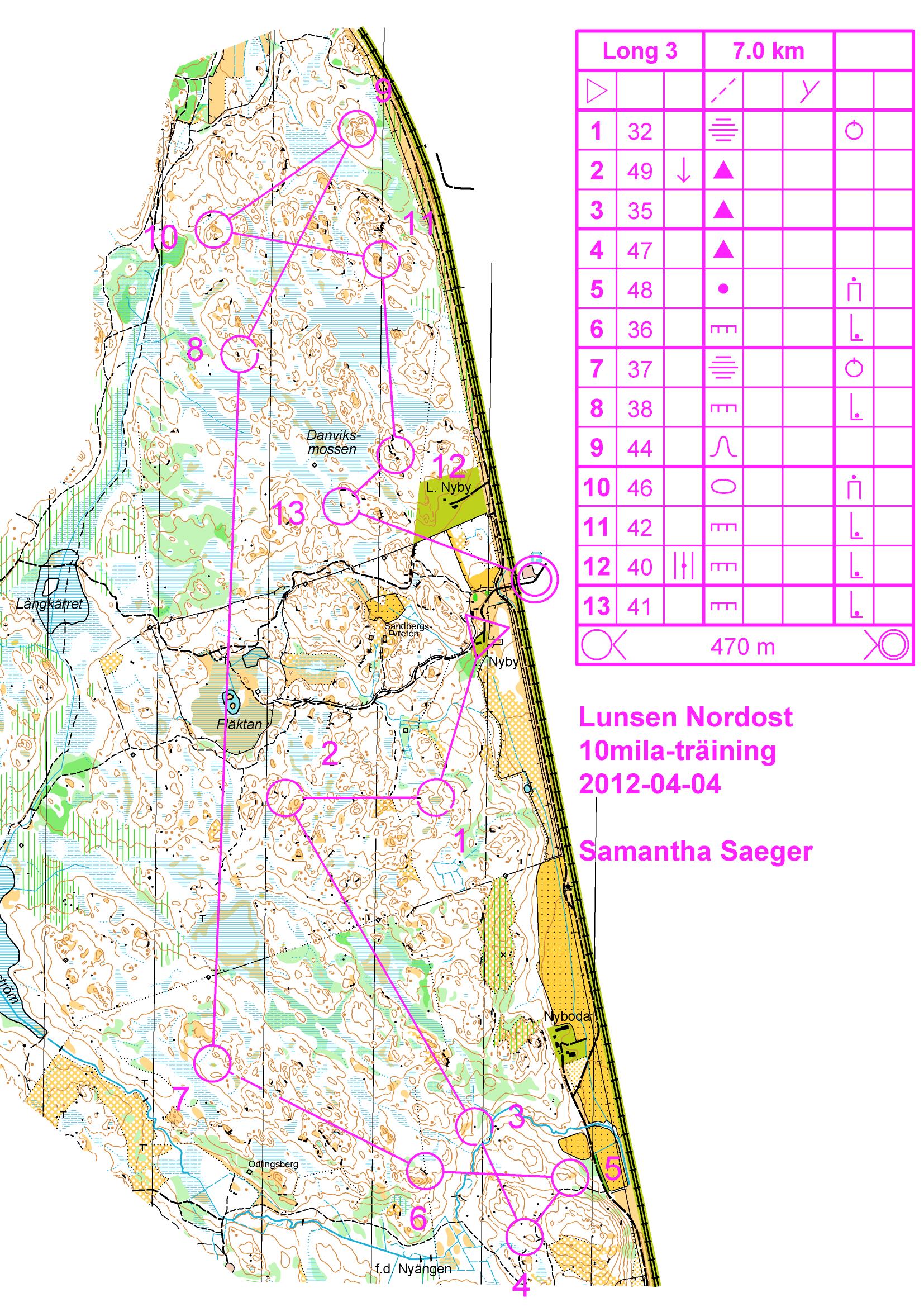 10mila träning - Lång 3 (04/04/2012)