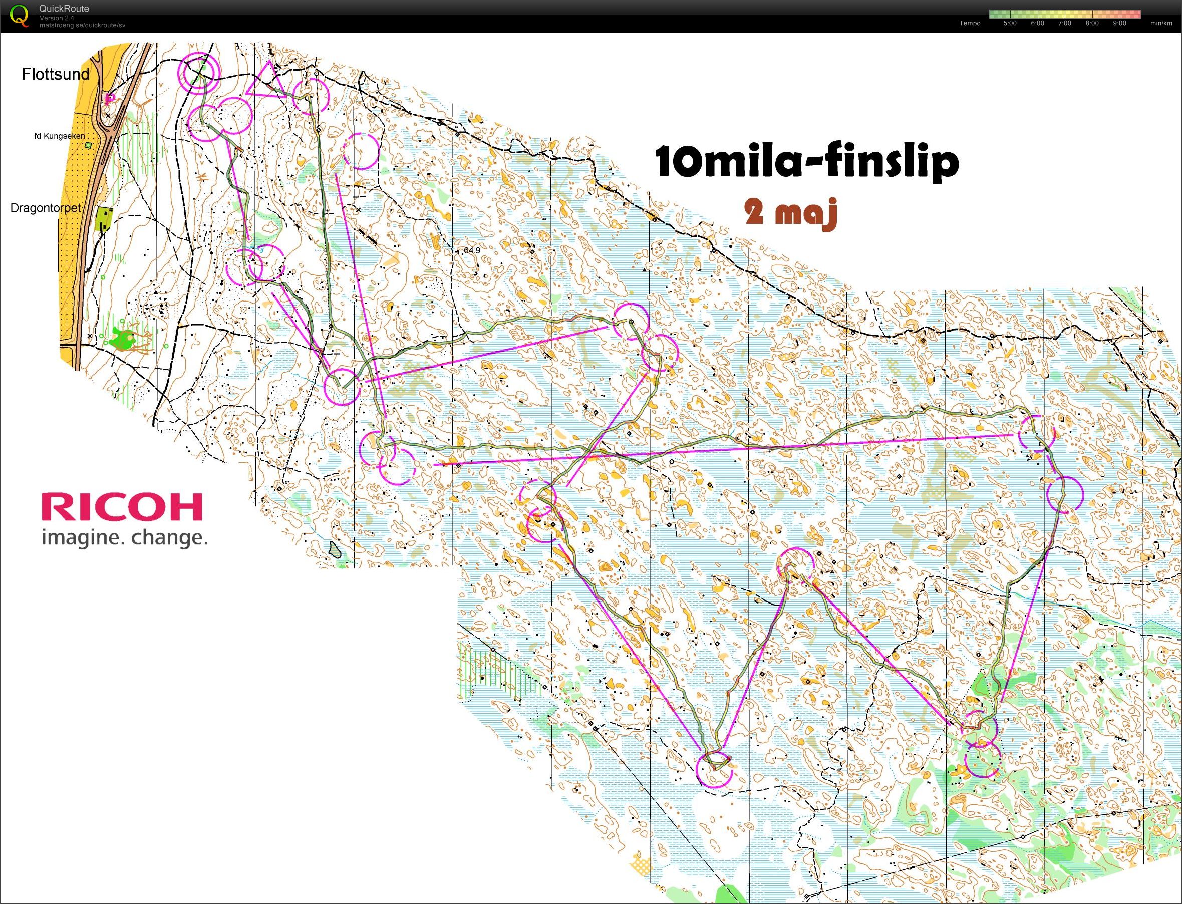 10-mila finslip/Onsdagsnatt (02.05.2012)