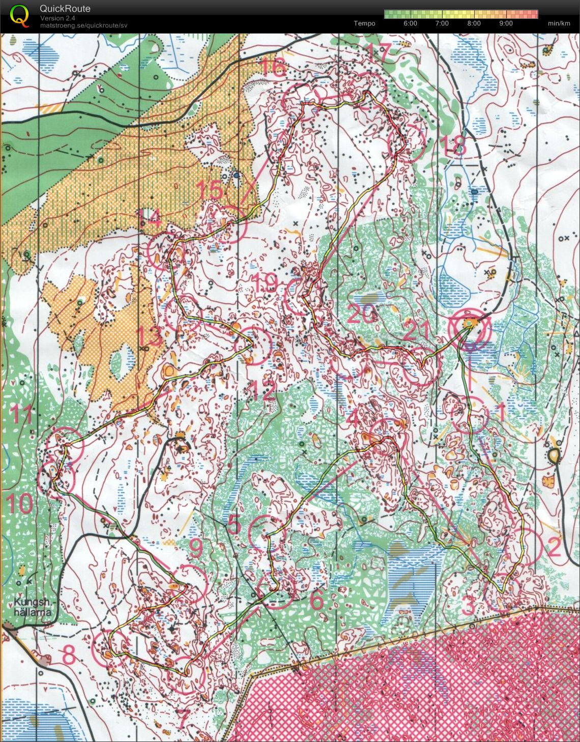 SM-Träning 1 - Kungshögskartan (24/06/2012)