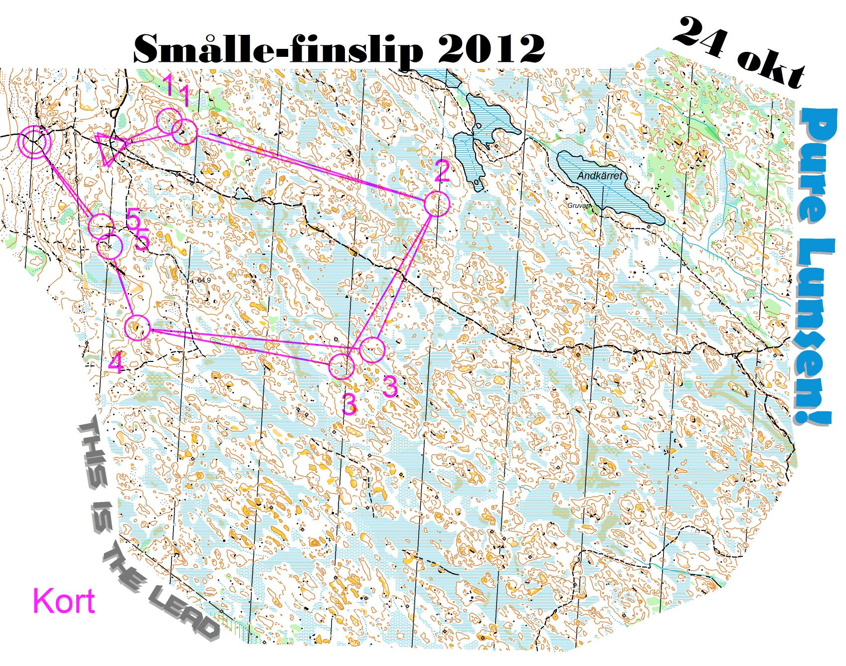 Smålandskavle-finslip, kort (24.10.2012)