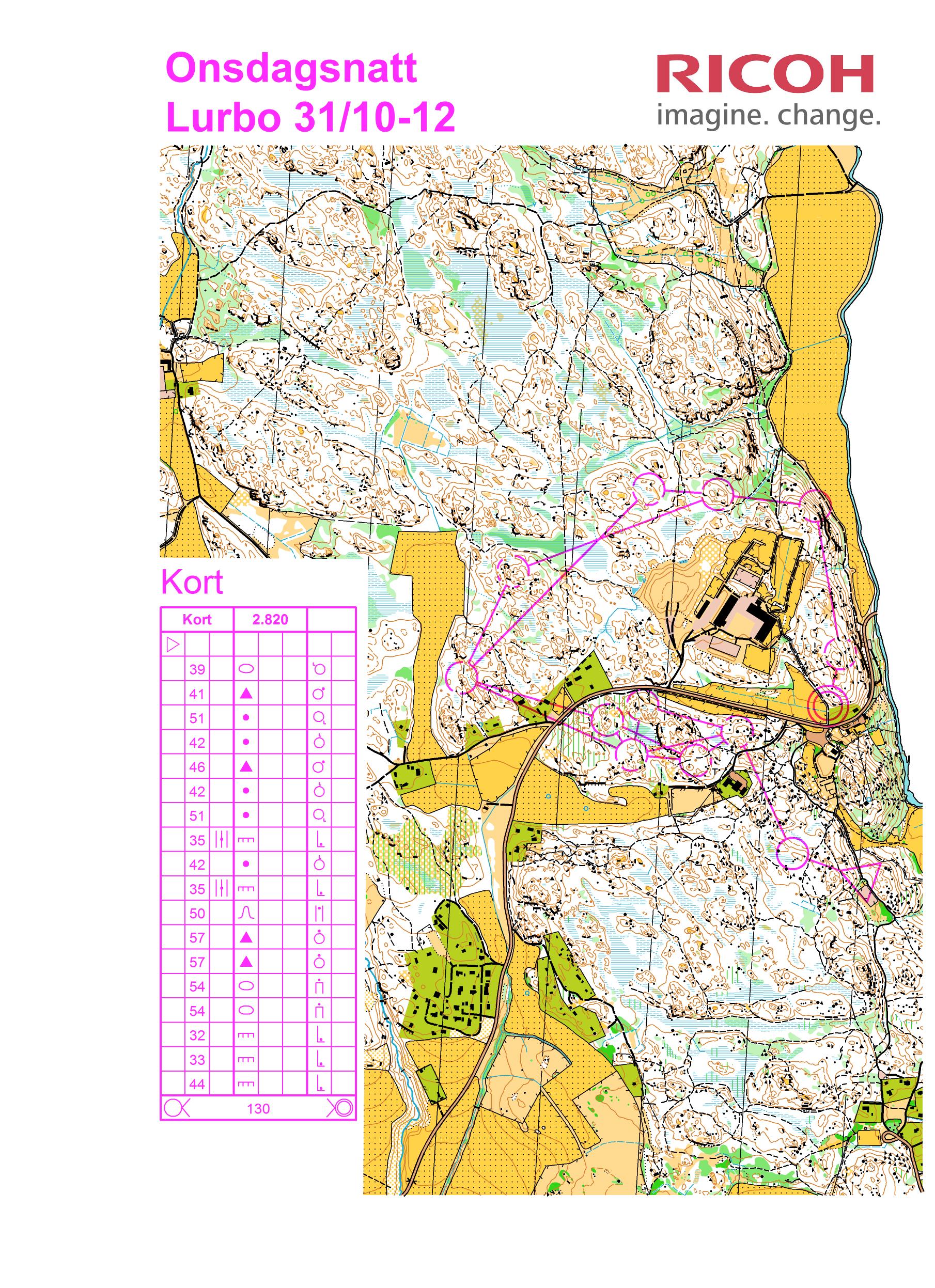 Onsdagsnatt Lurbo, kort (2012-10-31)