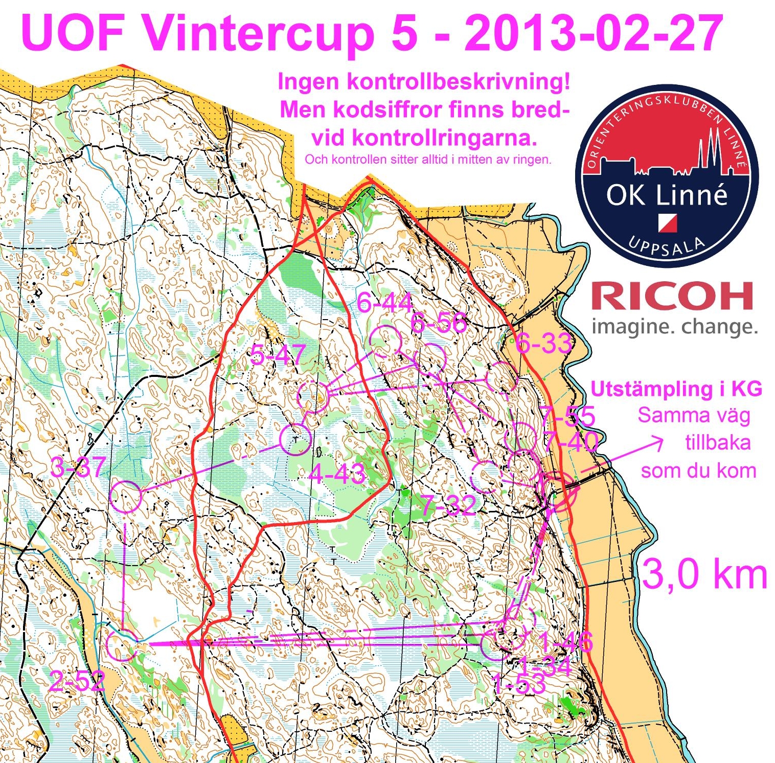 UOF-cup 5 - 3,0 km (2013-02-27)