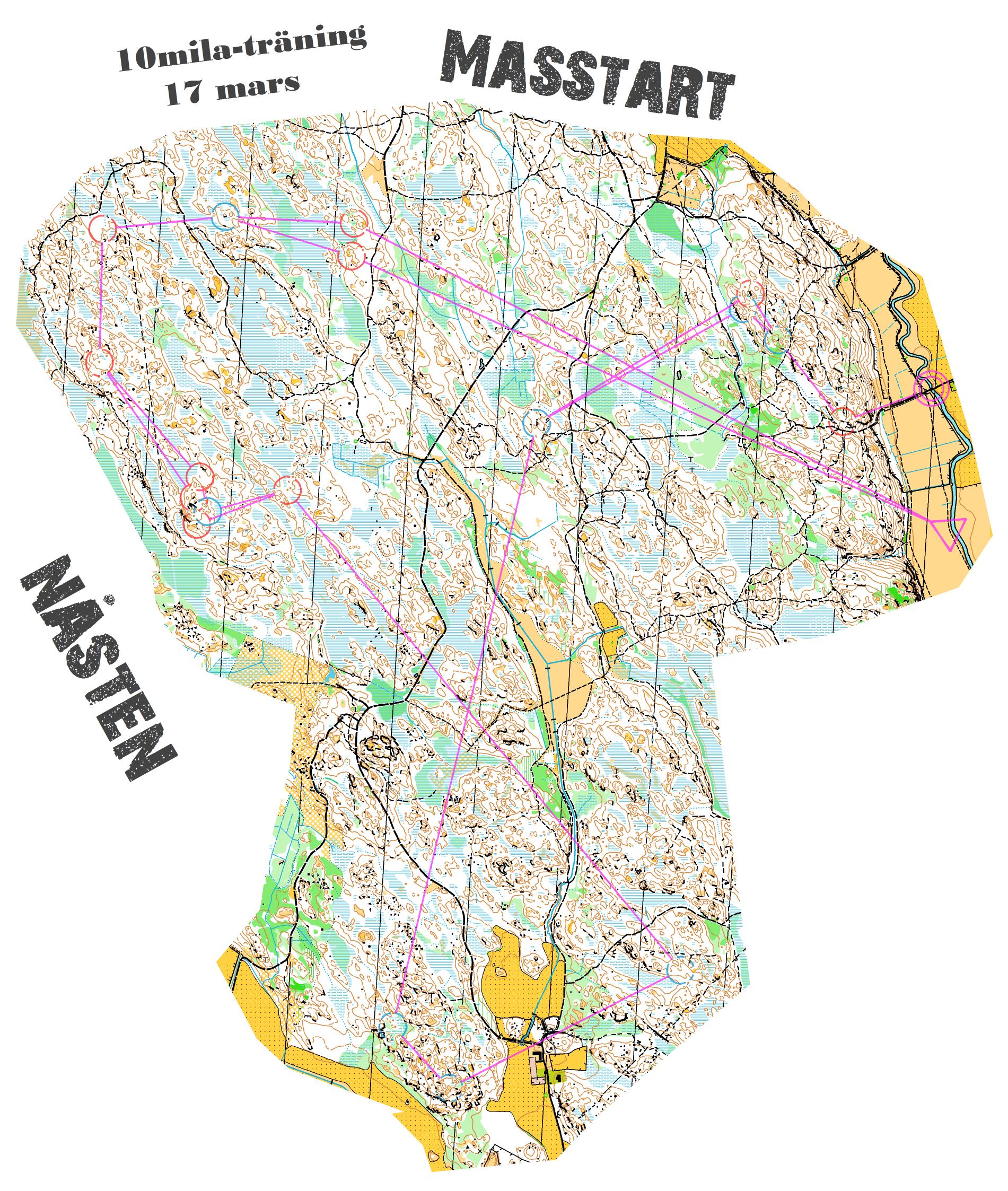 10mila-träning - Lång (2013-03-17)