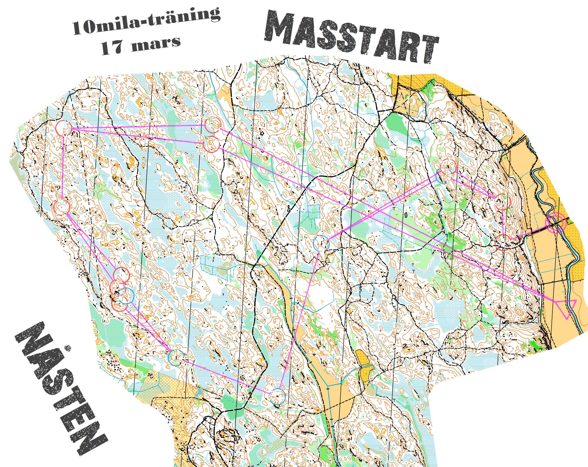 10mila-träning - Mellan (2013-03-17)