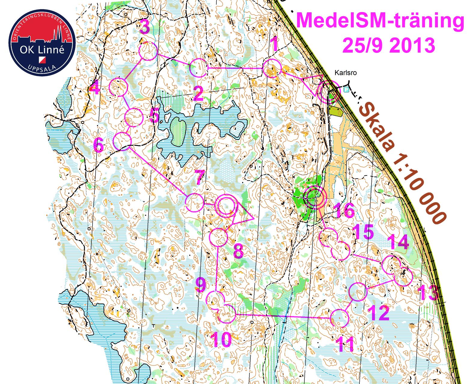 MedelSM-träning, Mellan 1 (2013-09-25)