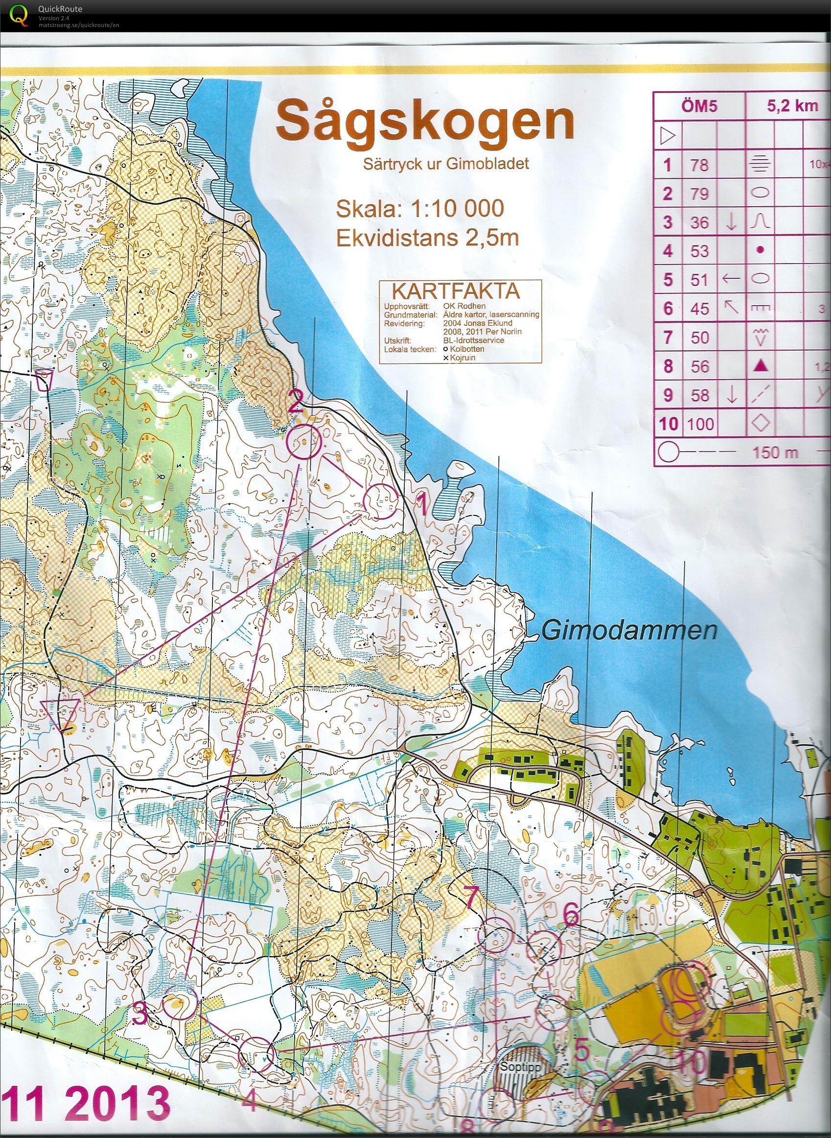 Rodhenloppet - ÖM5 (02-11-2013)