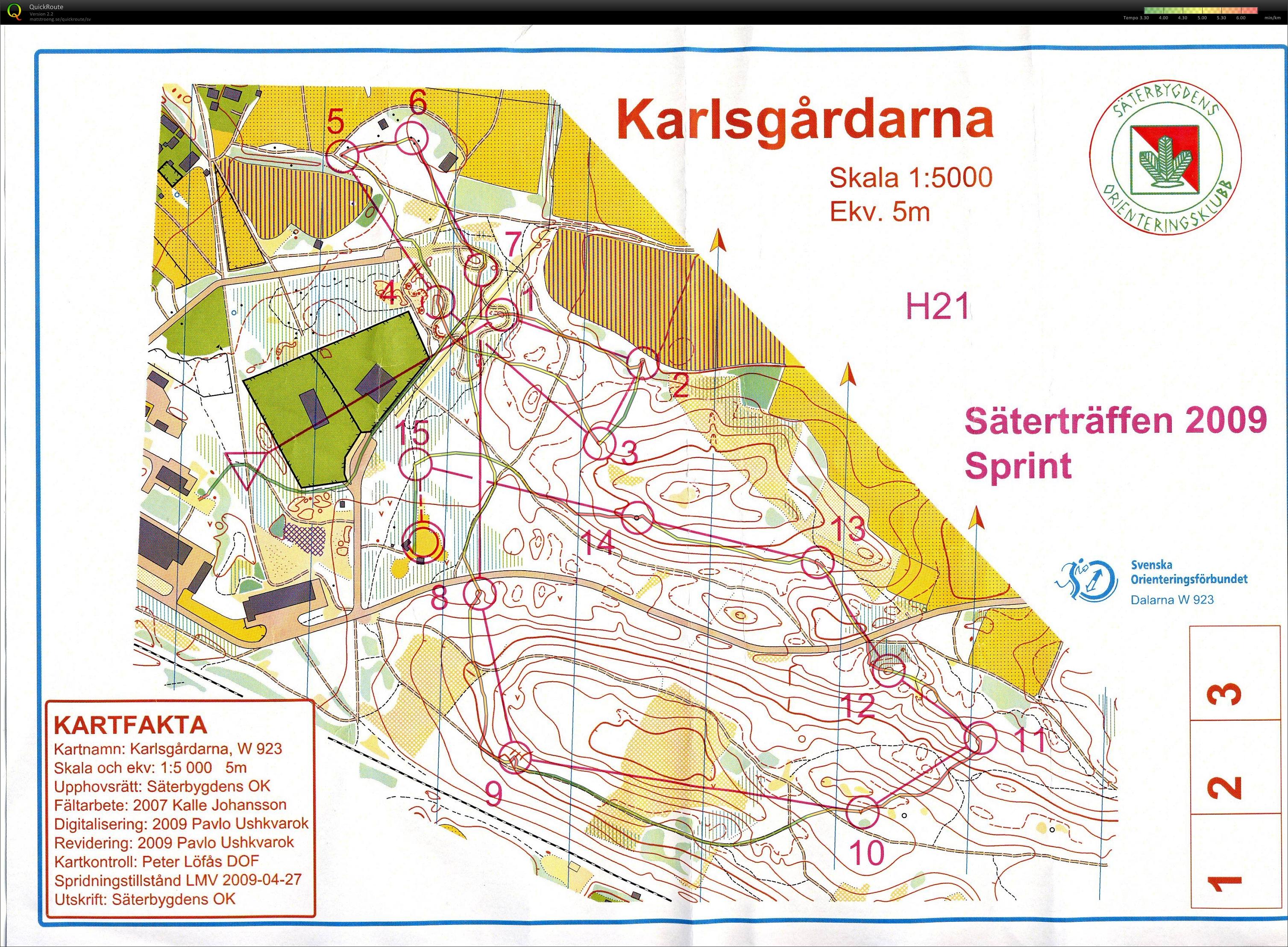 Säter, Sprint (16.05.2009)