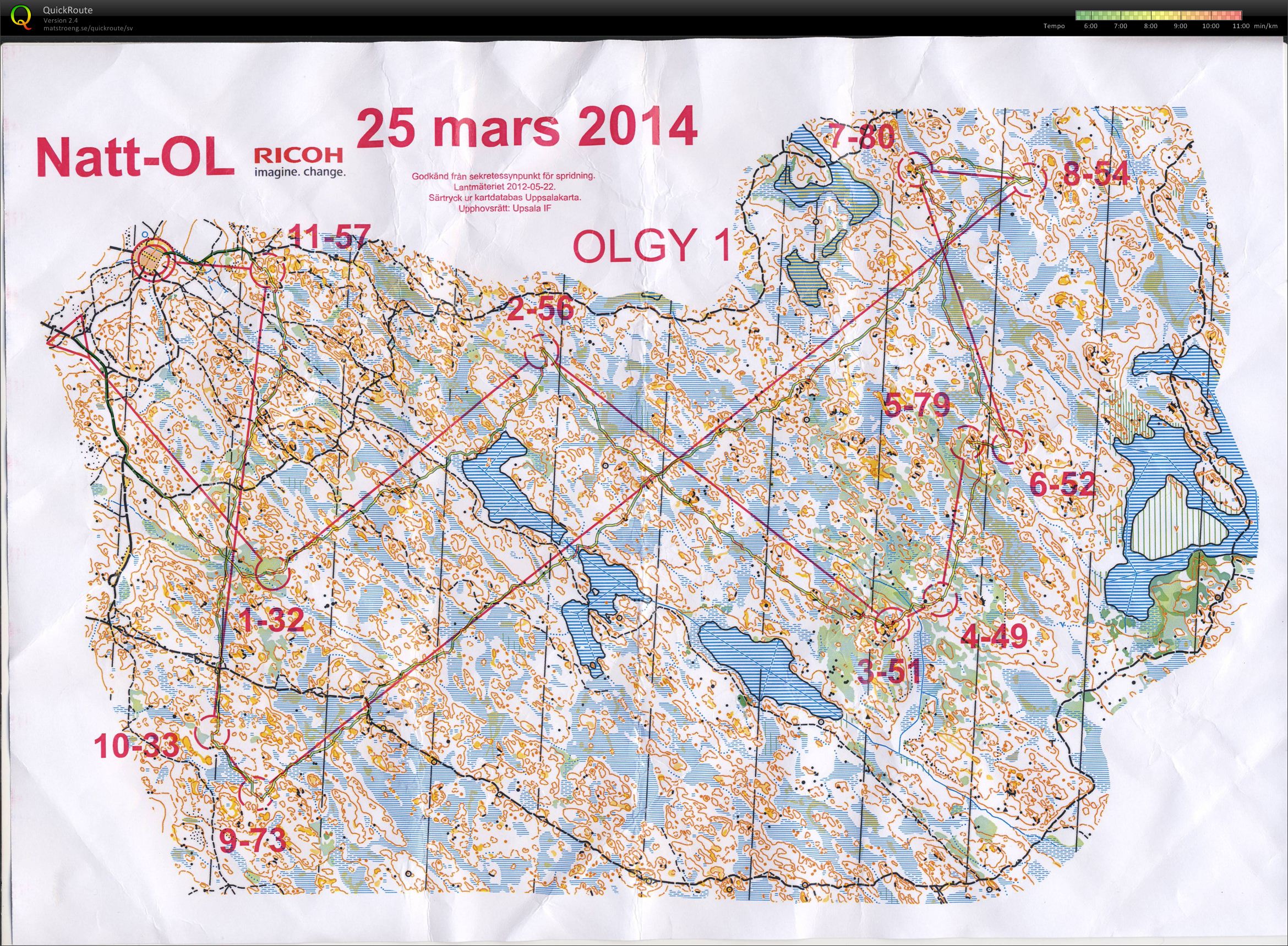 Natt-OL i Lunsen med OLGY (25-03-2014)