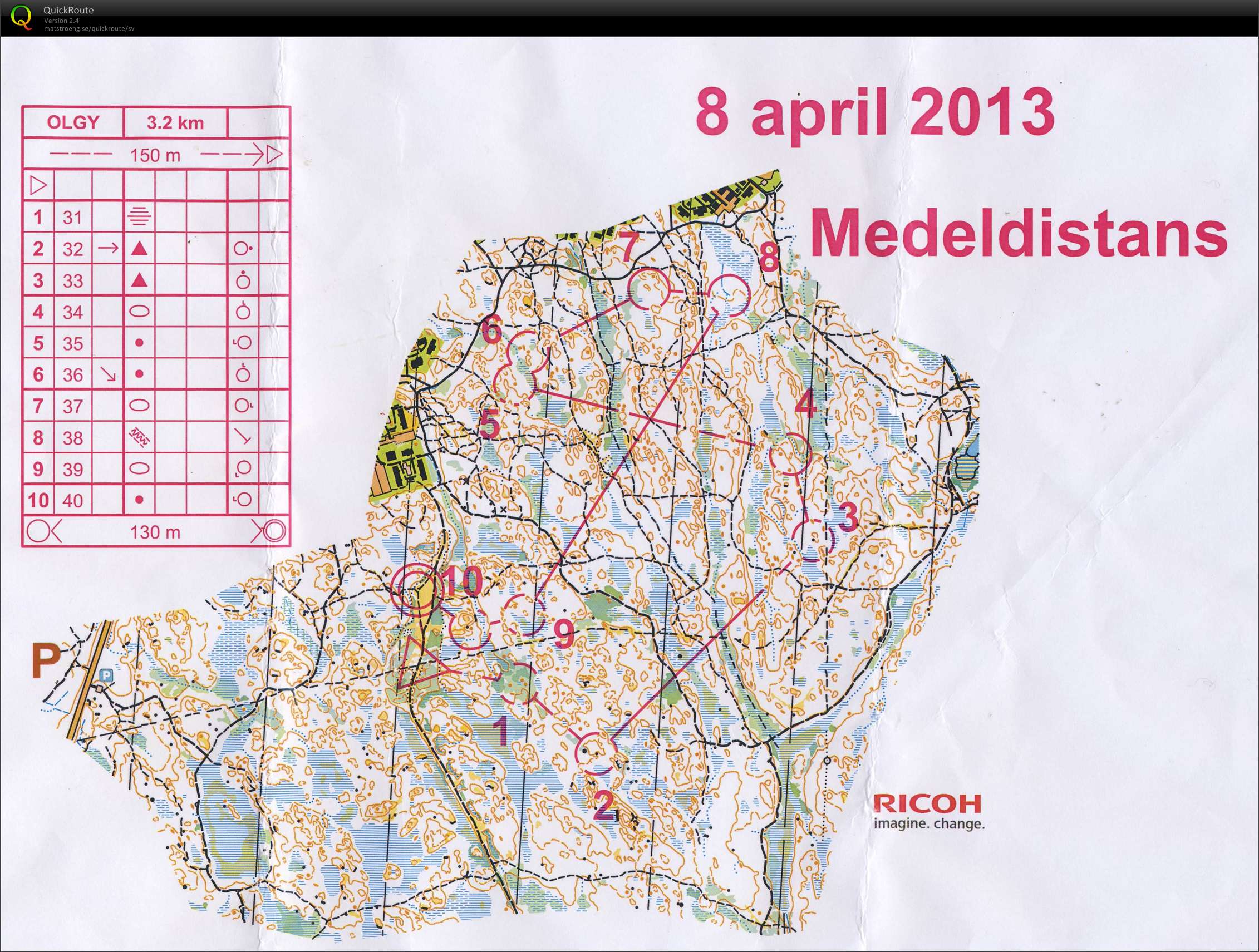 Medel med OLGY i Lunsen (08/04/2014)