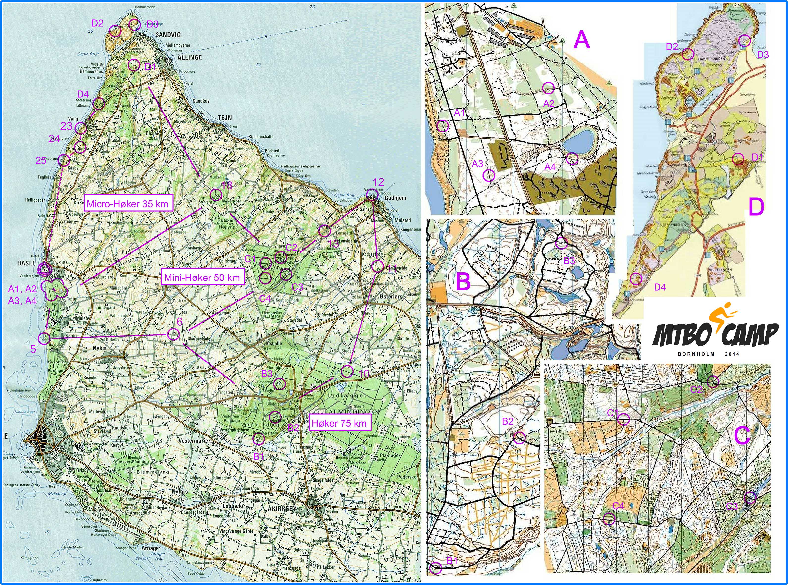 Långdistansträning Bornholm (2014-05-07)