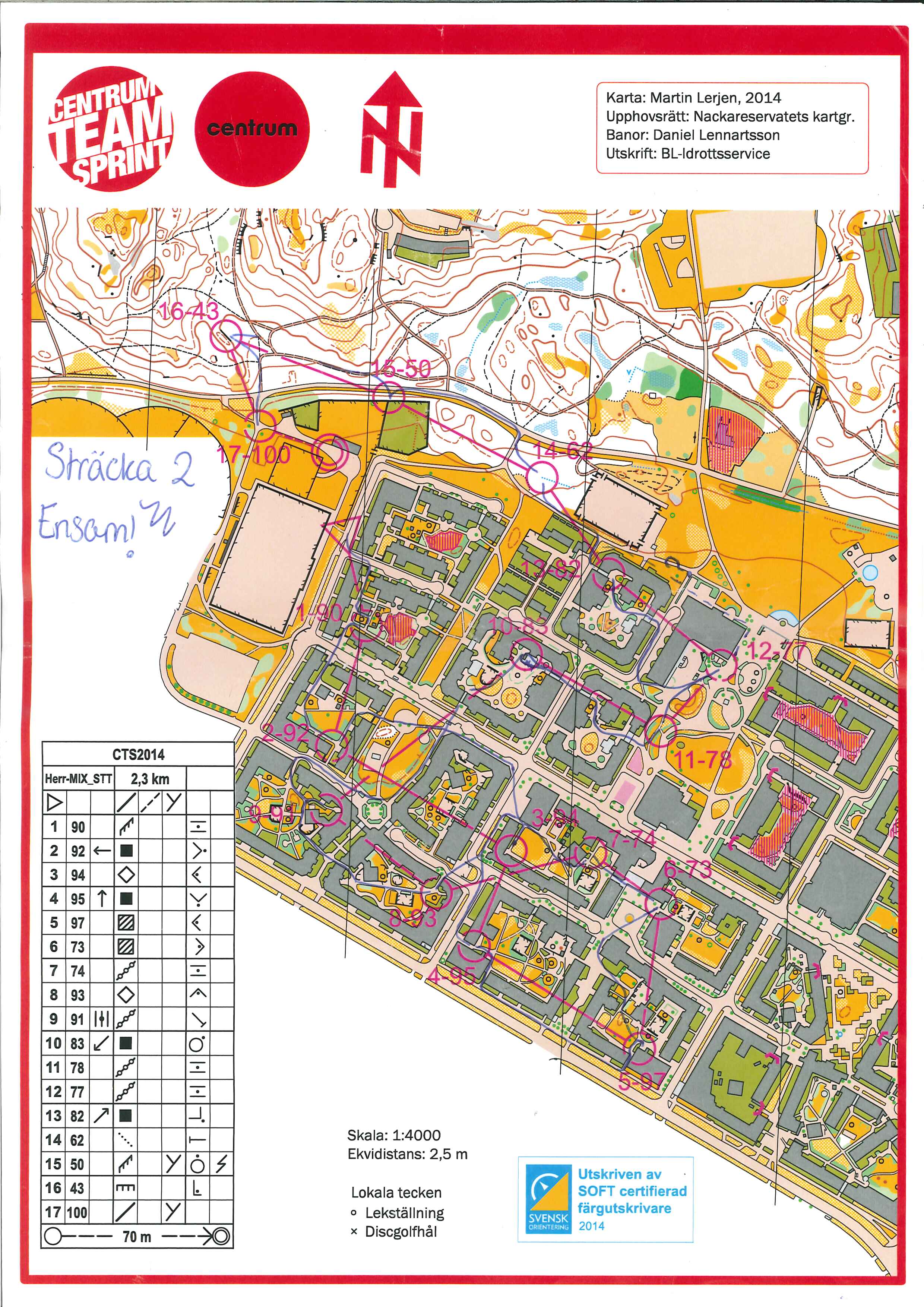 Centrum Team Sprint (leg 2) (2014-05-23)