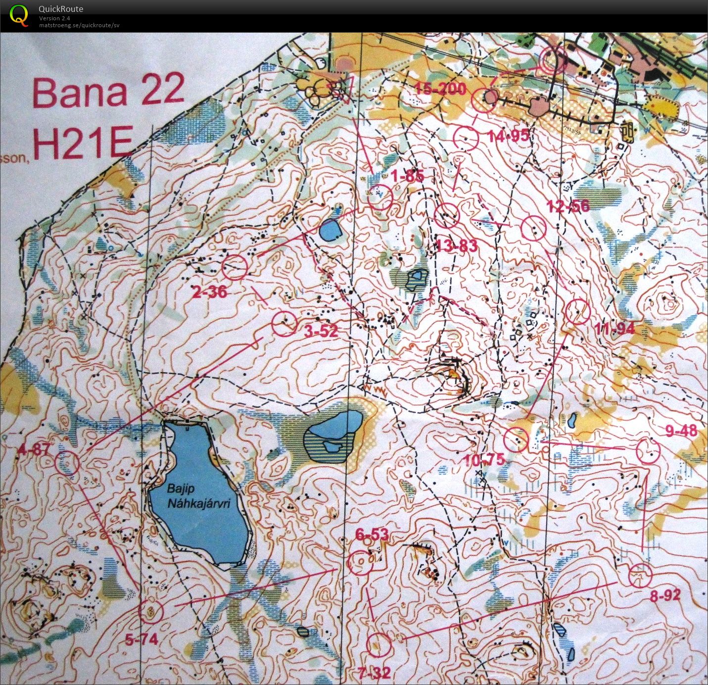 Abisko 2-dagars E1 Medel (2014-08-02)