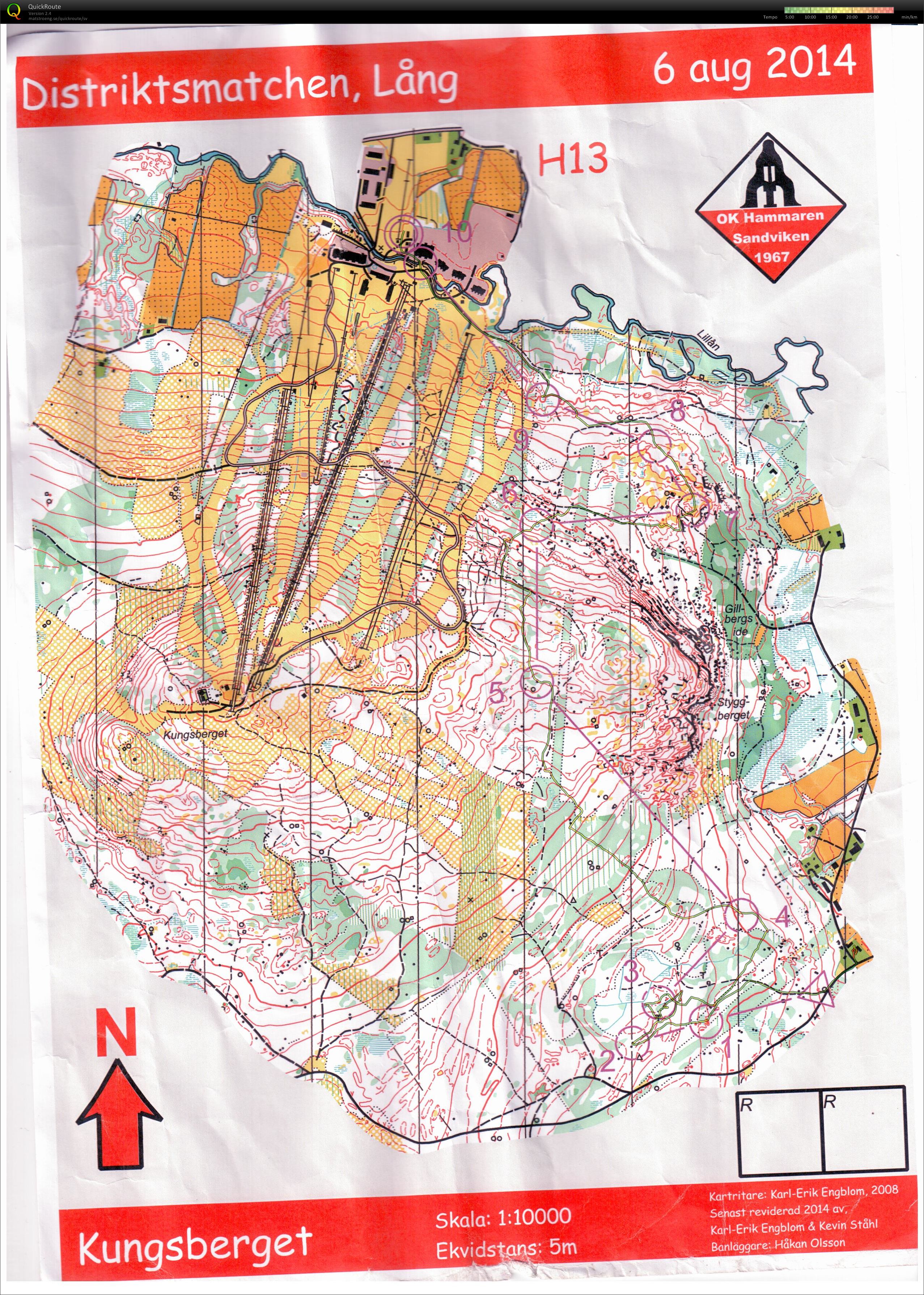 Distriksmatch, Lång (06-08-2014)