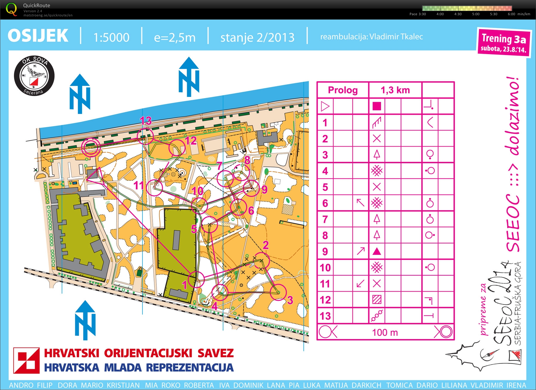 PreSEEOC camp - T3a - sprint prologue (2014-08-23)