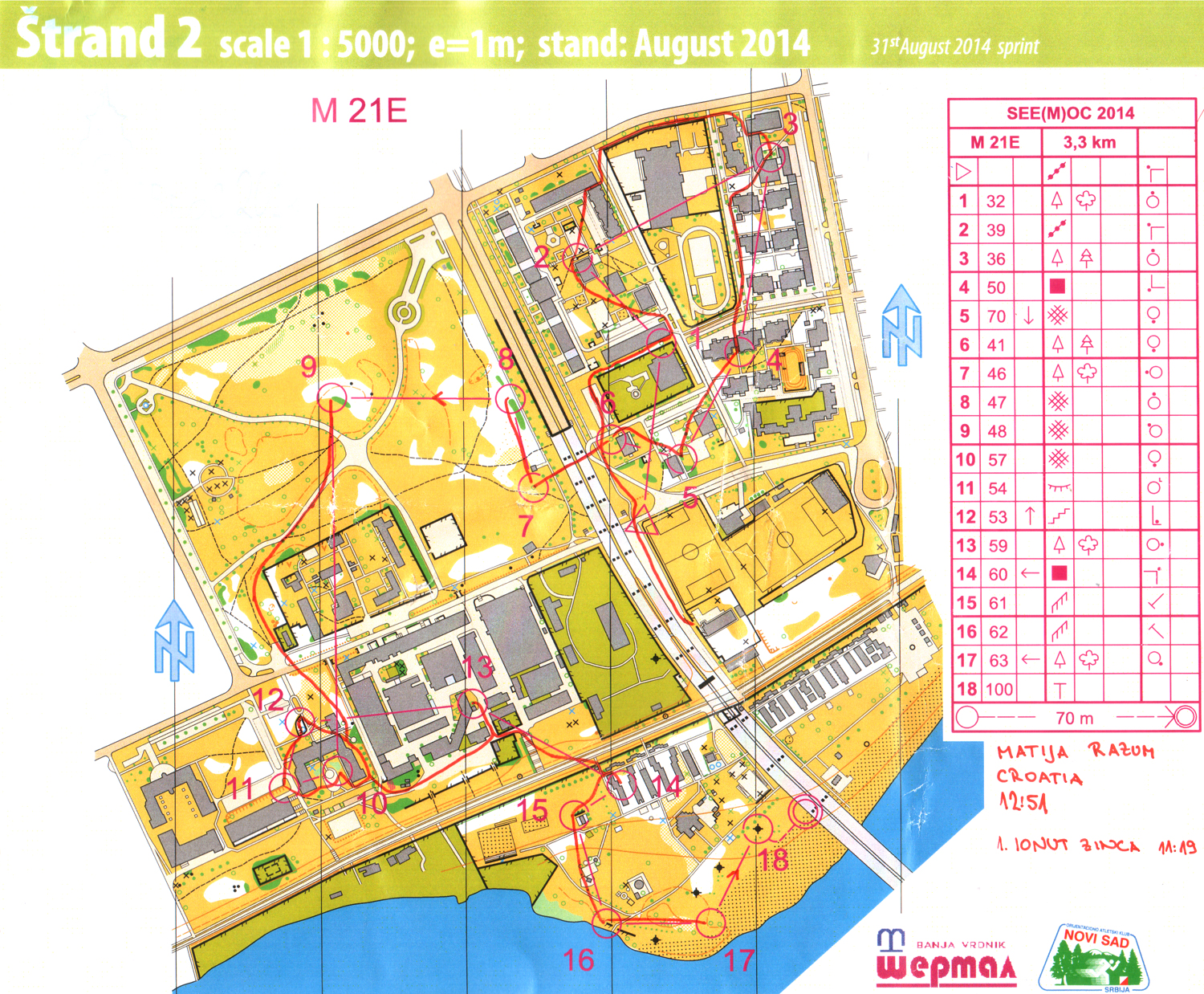 SEEOC 2014 Sprint (31.08.2014)