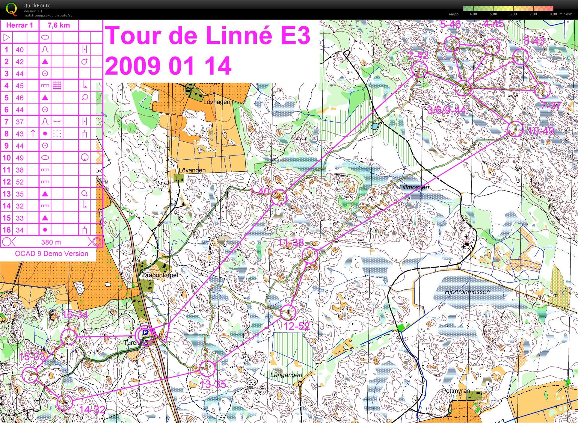 Tour de Linné Etapp 3 (2009-01-14)
