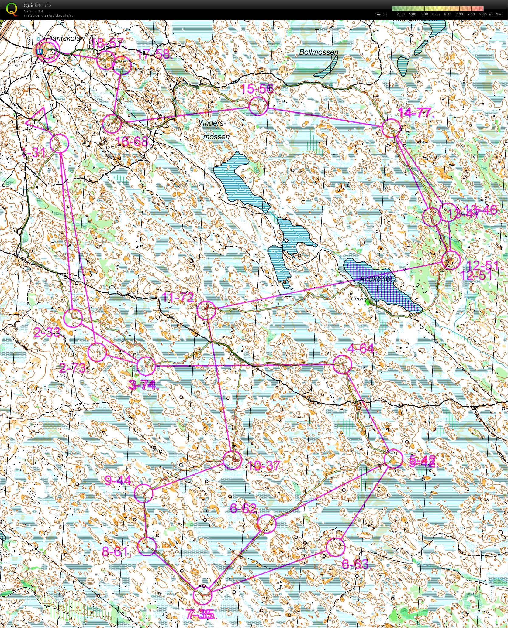 Stafetträning Natt (14.11.2014)