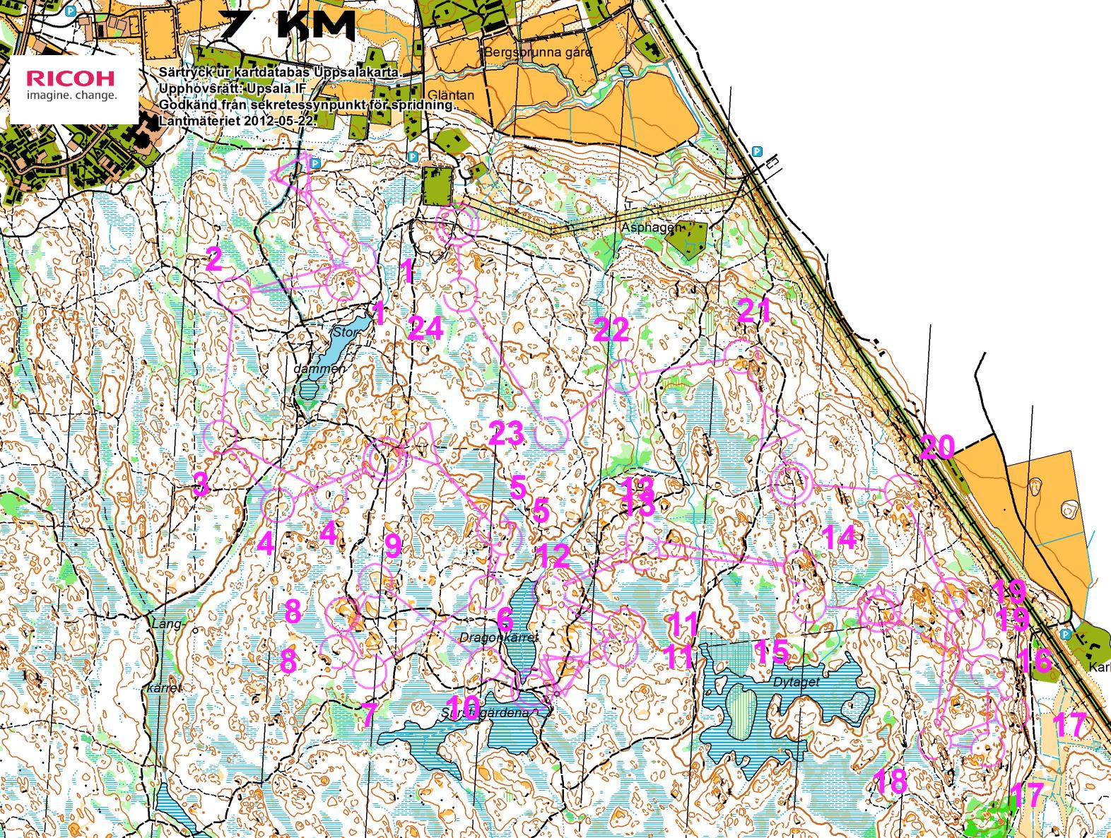 OL-Intervaller - 7 km (06.01.2015)